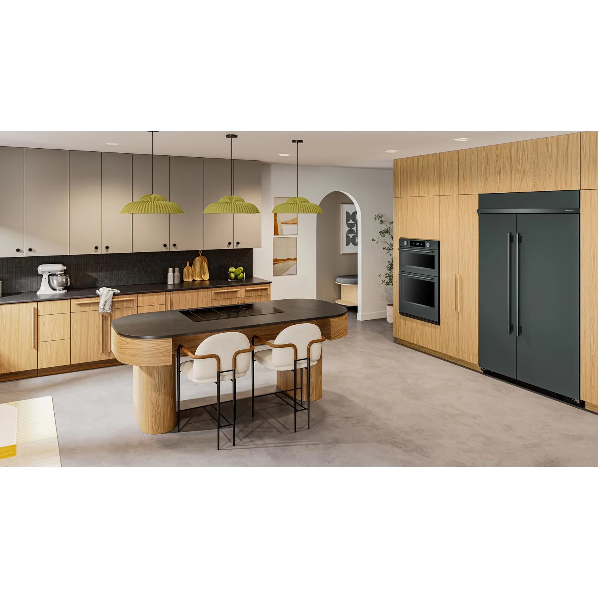 KitchenAid 30 Cu. Ft. 48" Built-In Side-by-Side Refrigerator with Platinum Interior - Juniper (KBSN748SJP) - Image 11