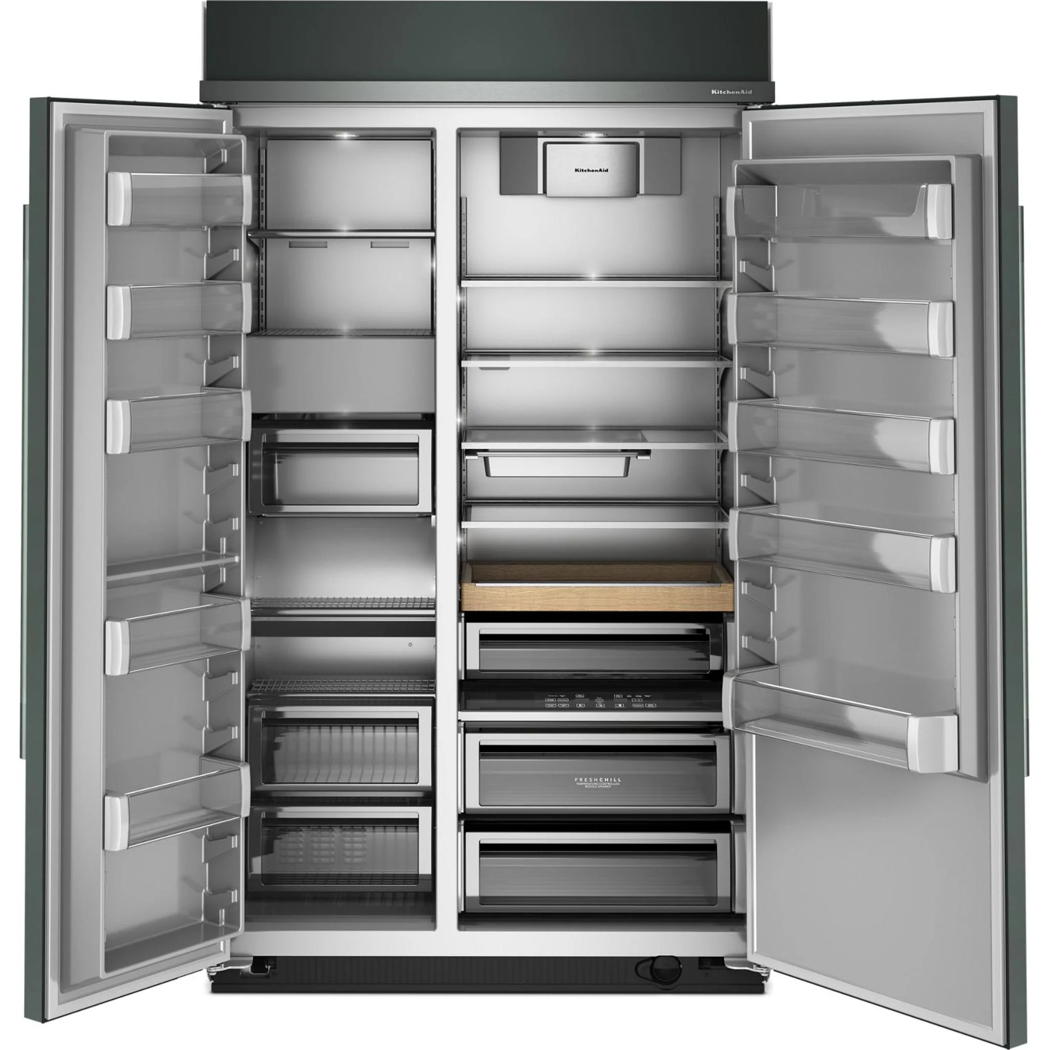 KitchenAid 30 Cu. Ft. 48" Built-In Side-by-Side Refrigerator with Platinum Interior - Juniper (KBSN748SJP) - Image 14