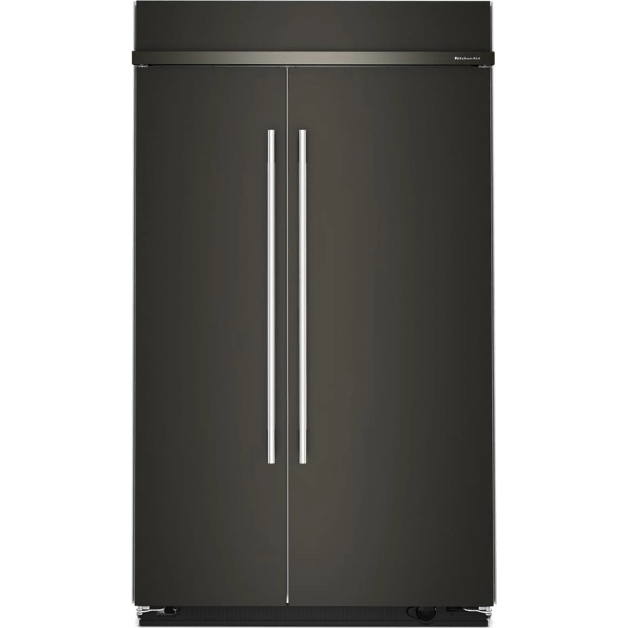 KitchenAid 30 Cu. Ft. 48" Built-In Side-by-Side Refrigerator with Platinum Interior - Black Ore (KBSN748SBE) - Image 10