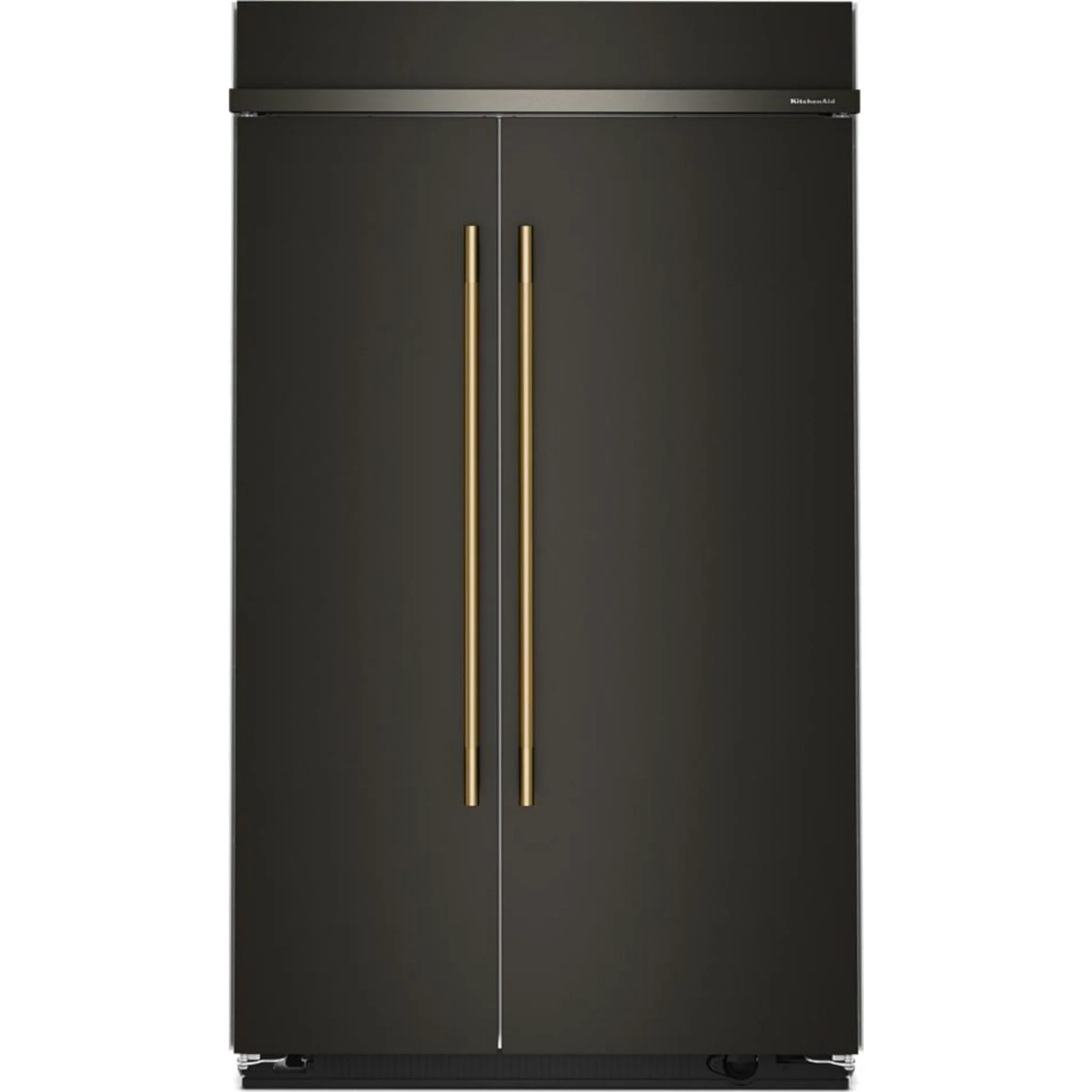 KitchenAid 30 Cu. Ft. 48" Built-In Side-by-Side Refrigerator with Platinum Interior - Black Ore (KBSN748SBE) - Image 12