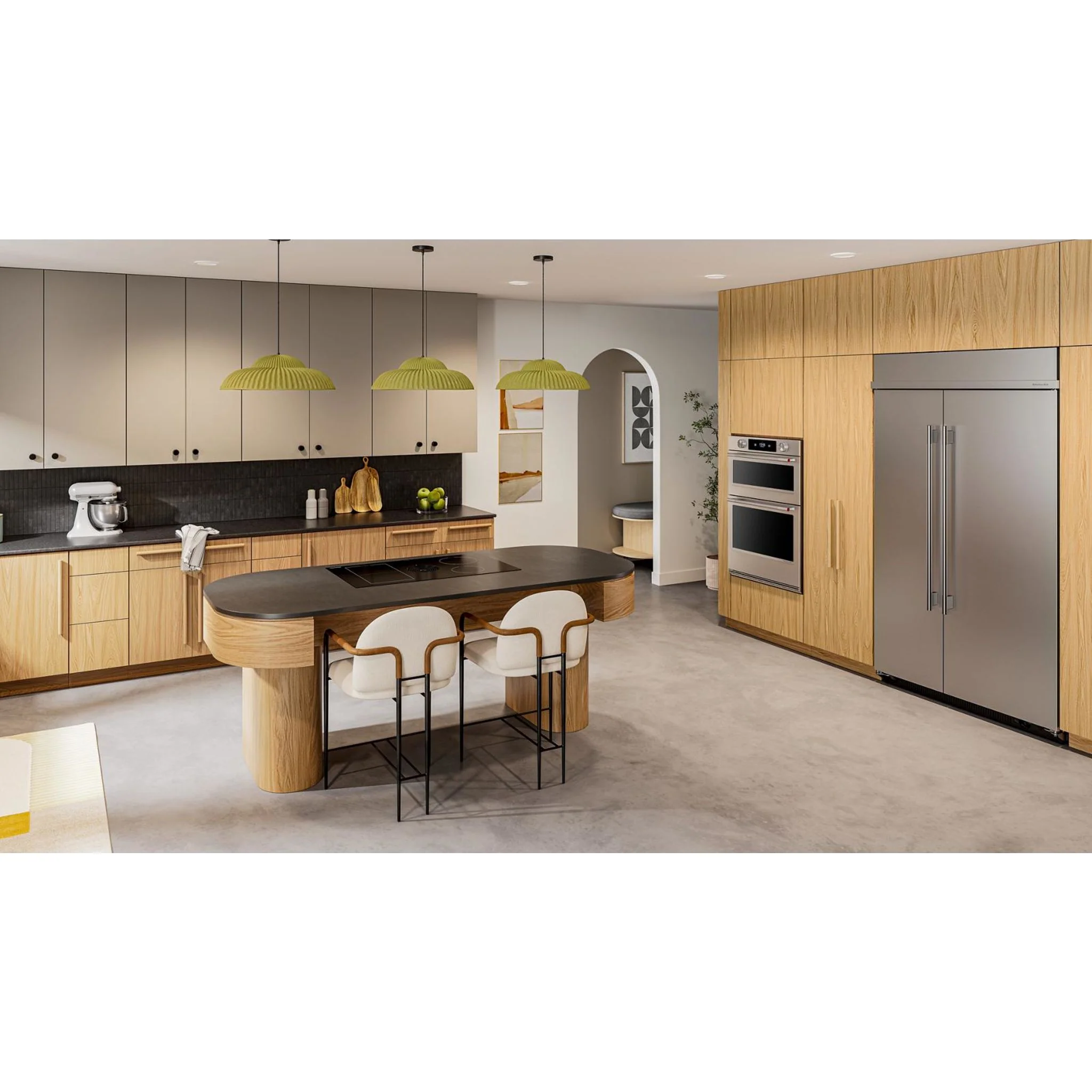 KitchenAid 30 Cu. Ft. 48" Built-In Side-by-Side Refrigerator with Platinum Interior - Stainless Steel with PrintShield™ Finish (KBSN748SPS) - Image 18