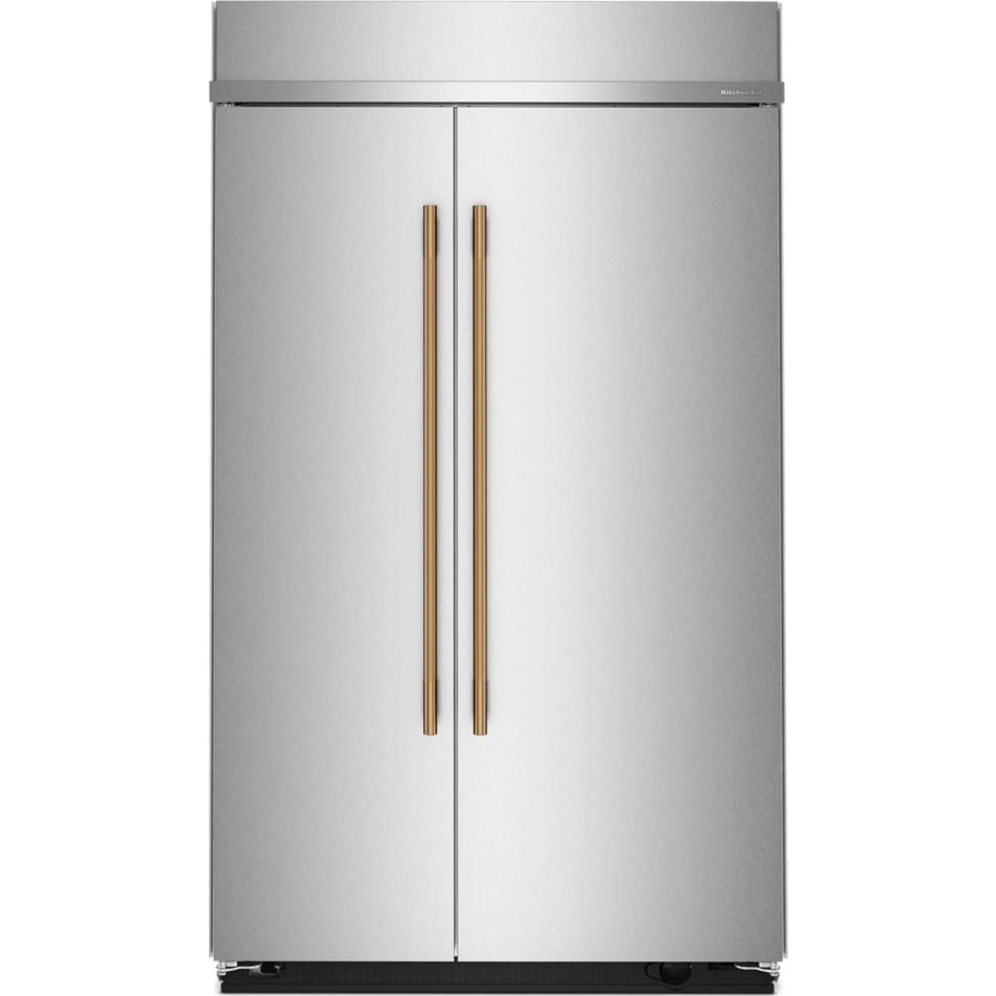 KitchenAid 30 Cu. Ft. 48" Built-In Side-by-Side Refrigerator with Platinum Interior - Stainless Steel with PrintShield™ Finish (KBSN748SPS) - Image 3