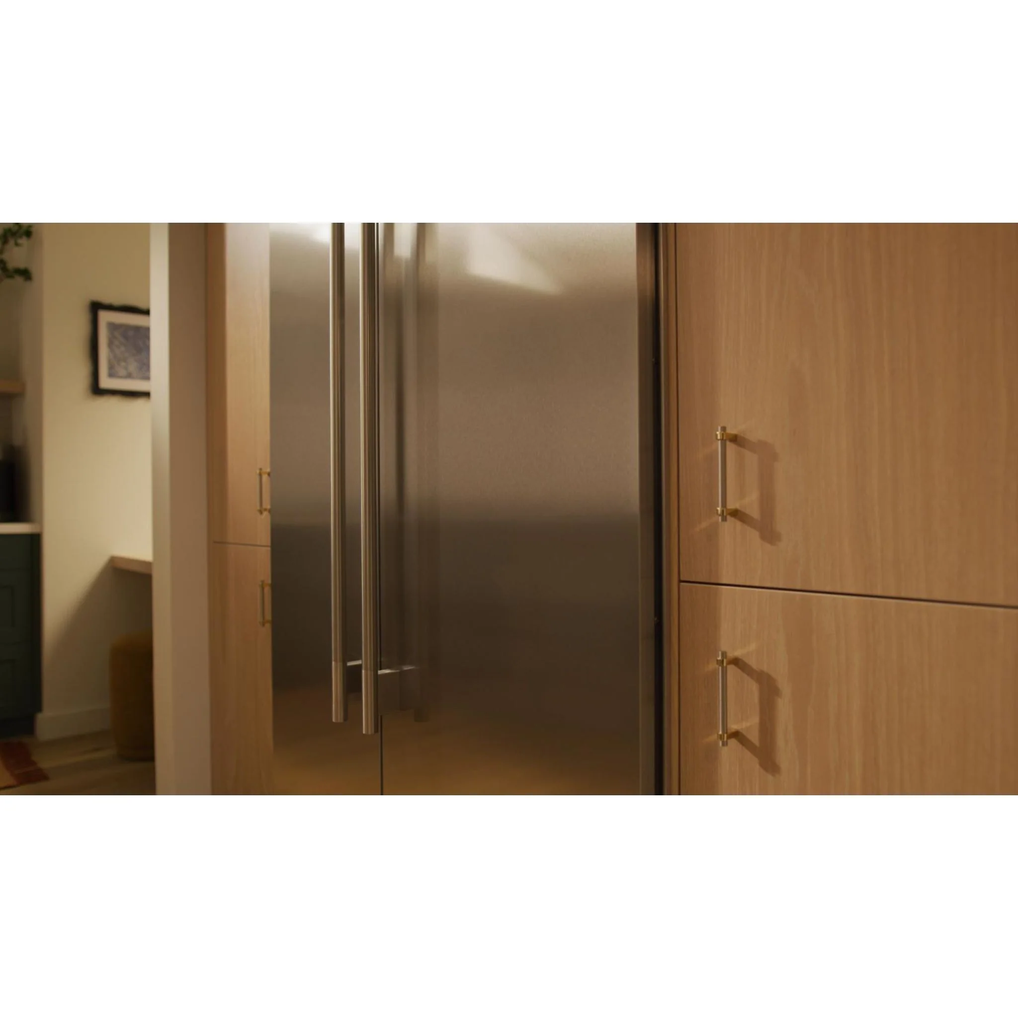 KitchenAid 30 Cu. Ft. 48" Built-In Side-by-Side Refrigerator with Platinum Interior - Stainless Steel with PrintShield™ Finish (KBSN748SPS) - Image 4