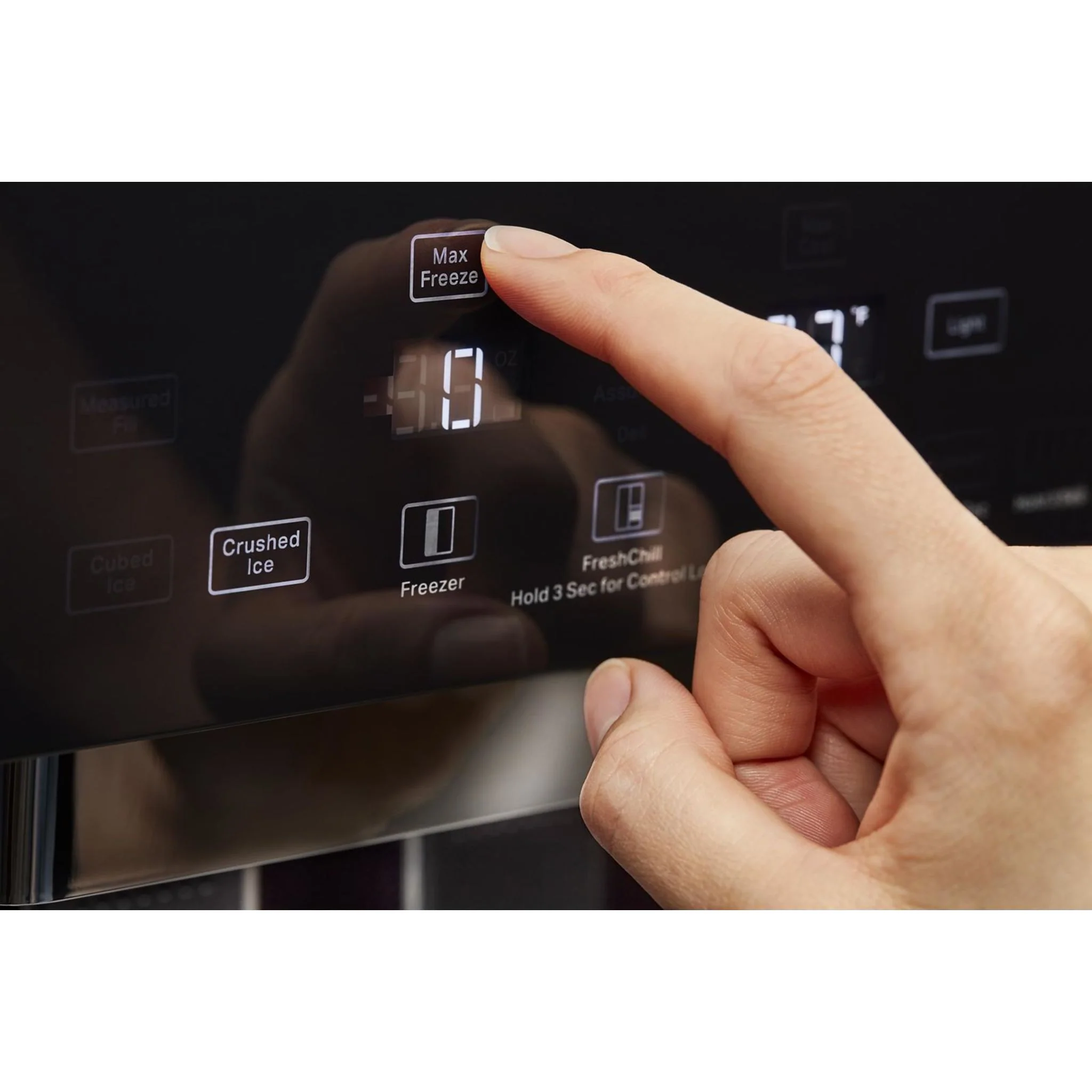 KitchenAid 30 cu.ft. 48" Built-In Side-by-Side Refrigerator with PrintShield Finish - Black Stainless Steel with PrintShield™ Finish (KBSN708MBS) - Image 26