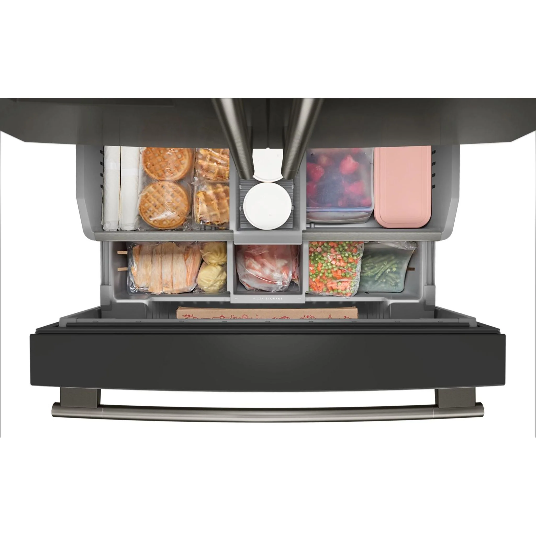KitchenAid 30 cu. ft. French Door Refrigerator with Exterior Water and Ice - Black Ore (KRFF436SBE) - Image 17