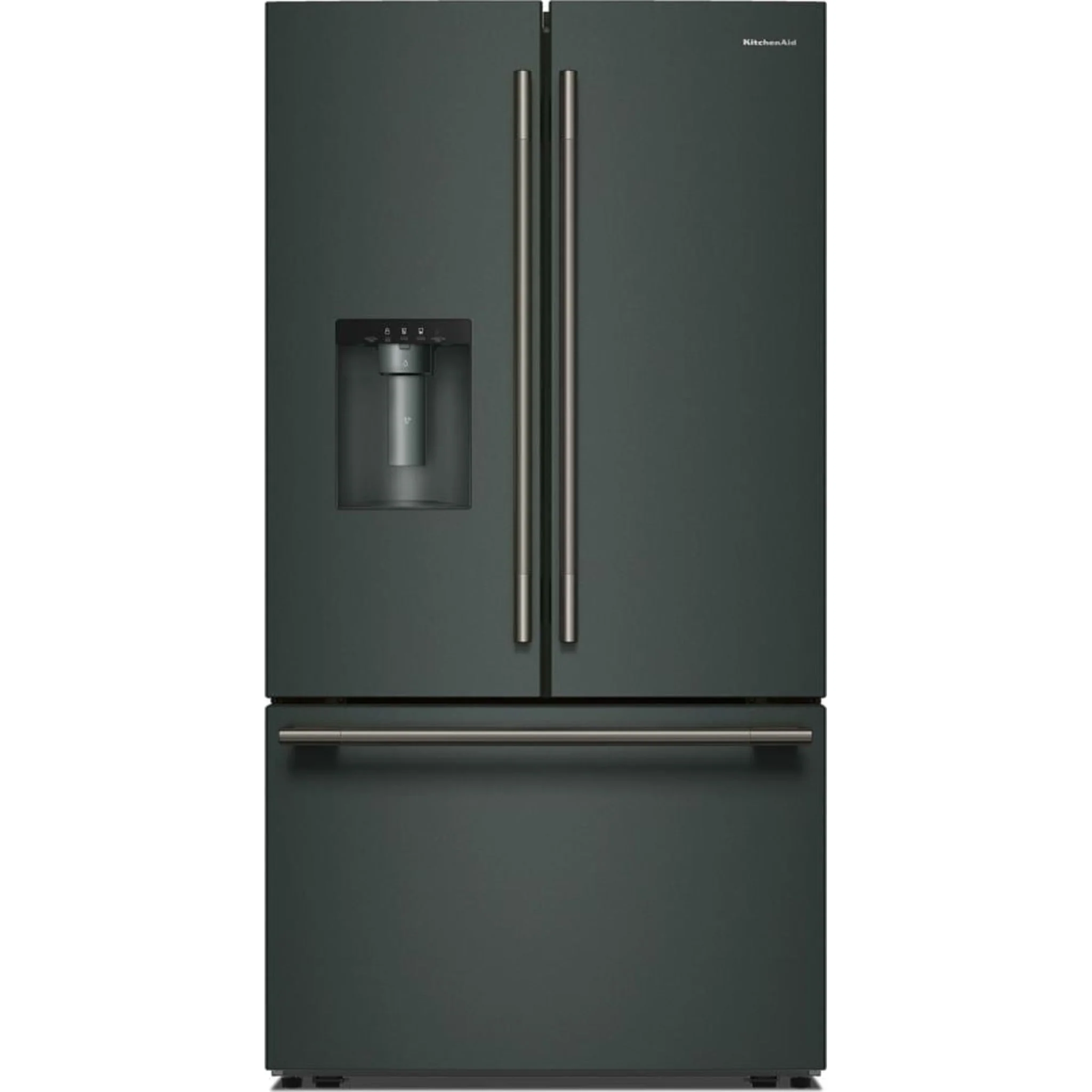 KitchenAid 30 cu. ft. French Door Refrigerator with Exterior Water and Ice - Juniper (KRFF436SJP) - Image 2