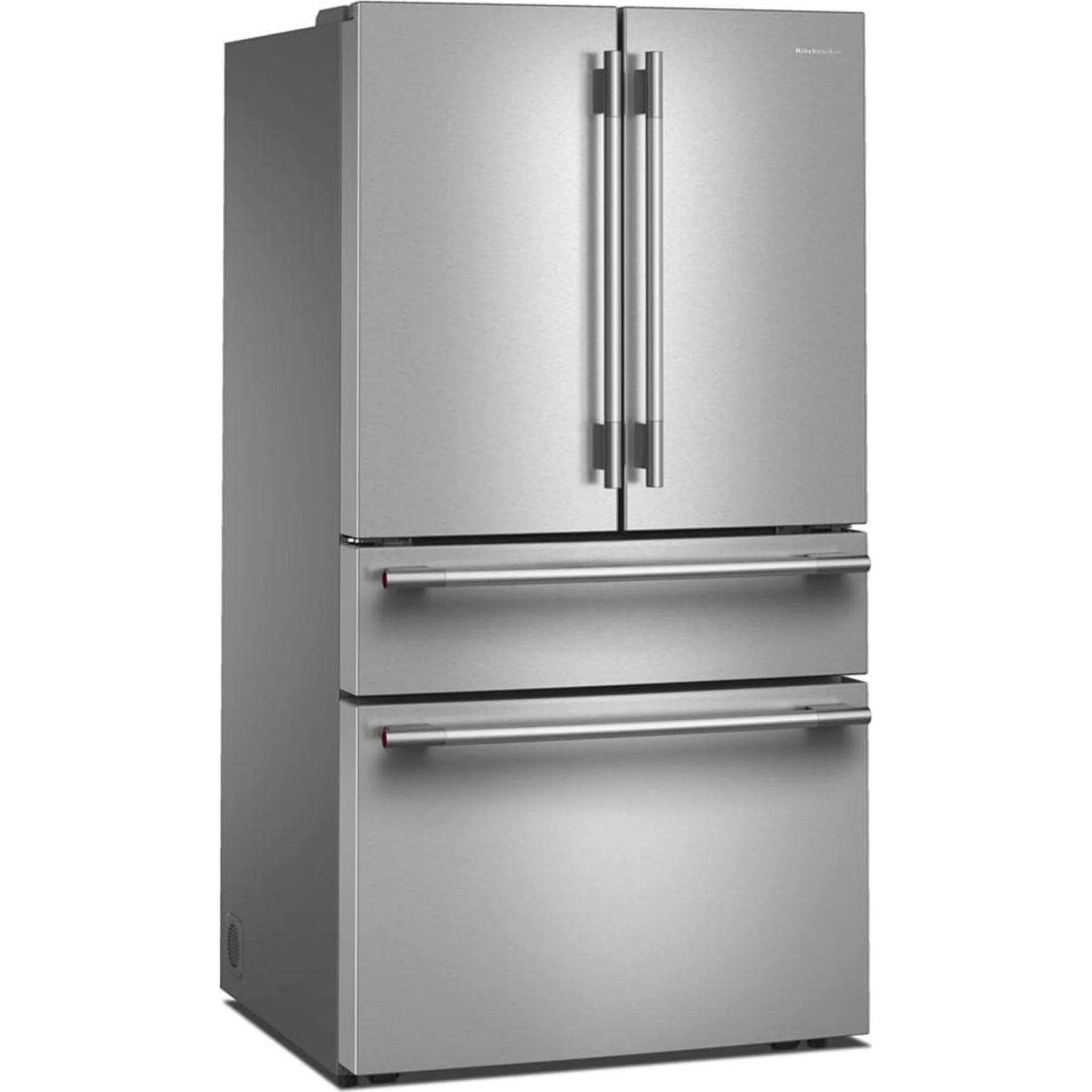 KitchenAid 30 cu. ft. French Door Refrigerator with Interior Water and Ice and FreshChillFull-Width Refrigerated Drawer - PrintShield Stainless (KRMF336SPS) - Image 12