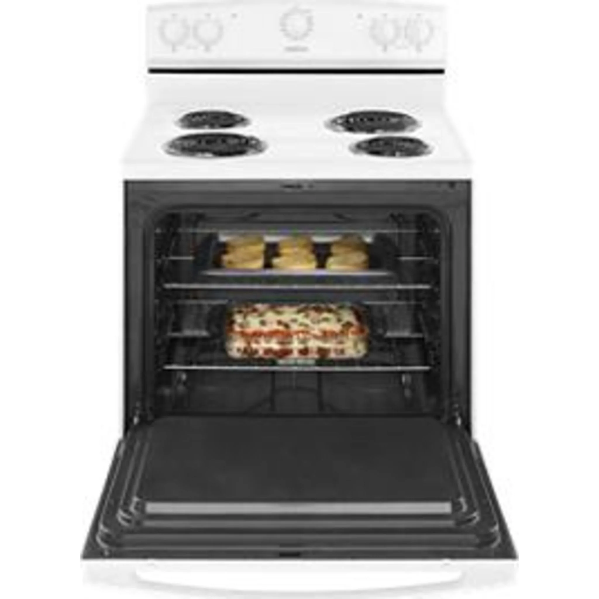 Amana 30-inch Electric Range with Extra-Large Oven Window - Stainless Steel (YAER6203MSS) - Image 3
