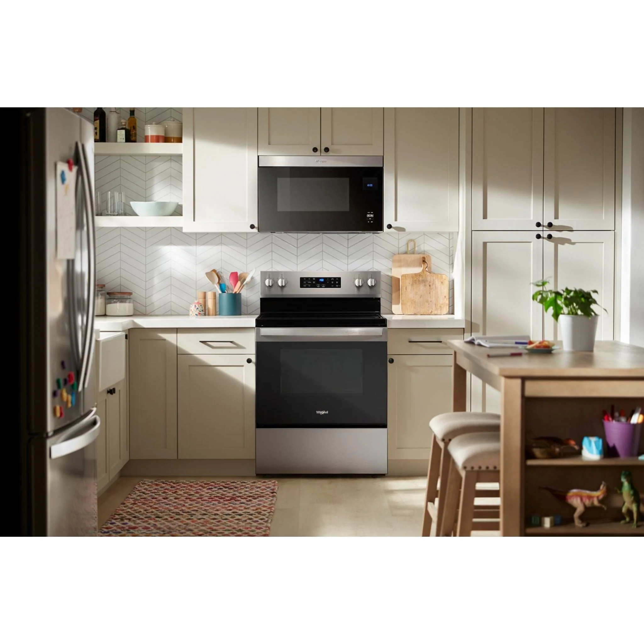 Whirlpool 30-inch Electric Range with Air Cooking Technology -White (YWFES4530SW) - Image 24