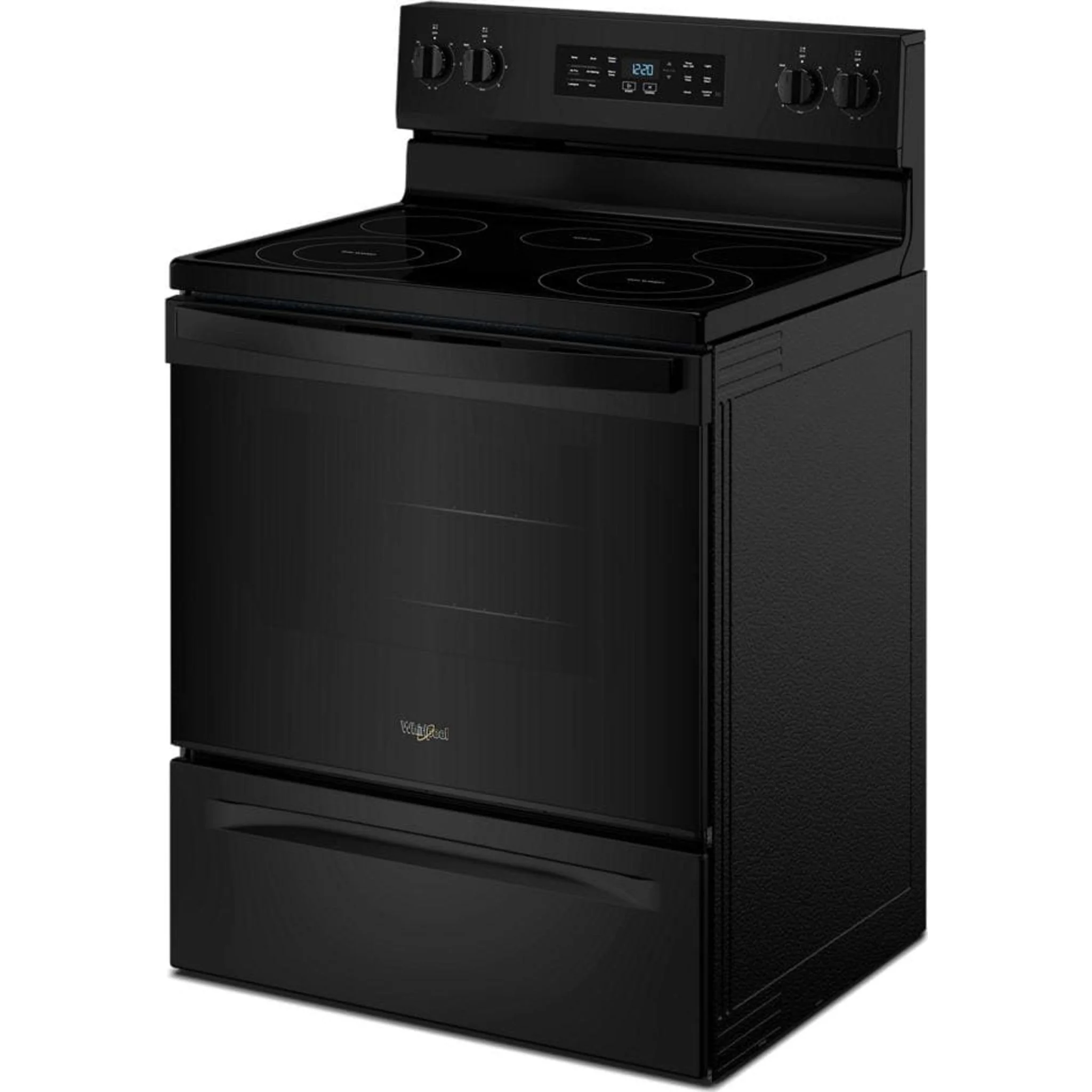 Whirlpool 30-inch Electric Range with Air Cooking Technology -Black (YWFES4530SB) - Image 13