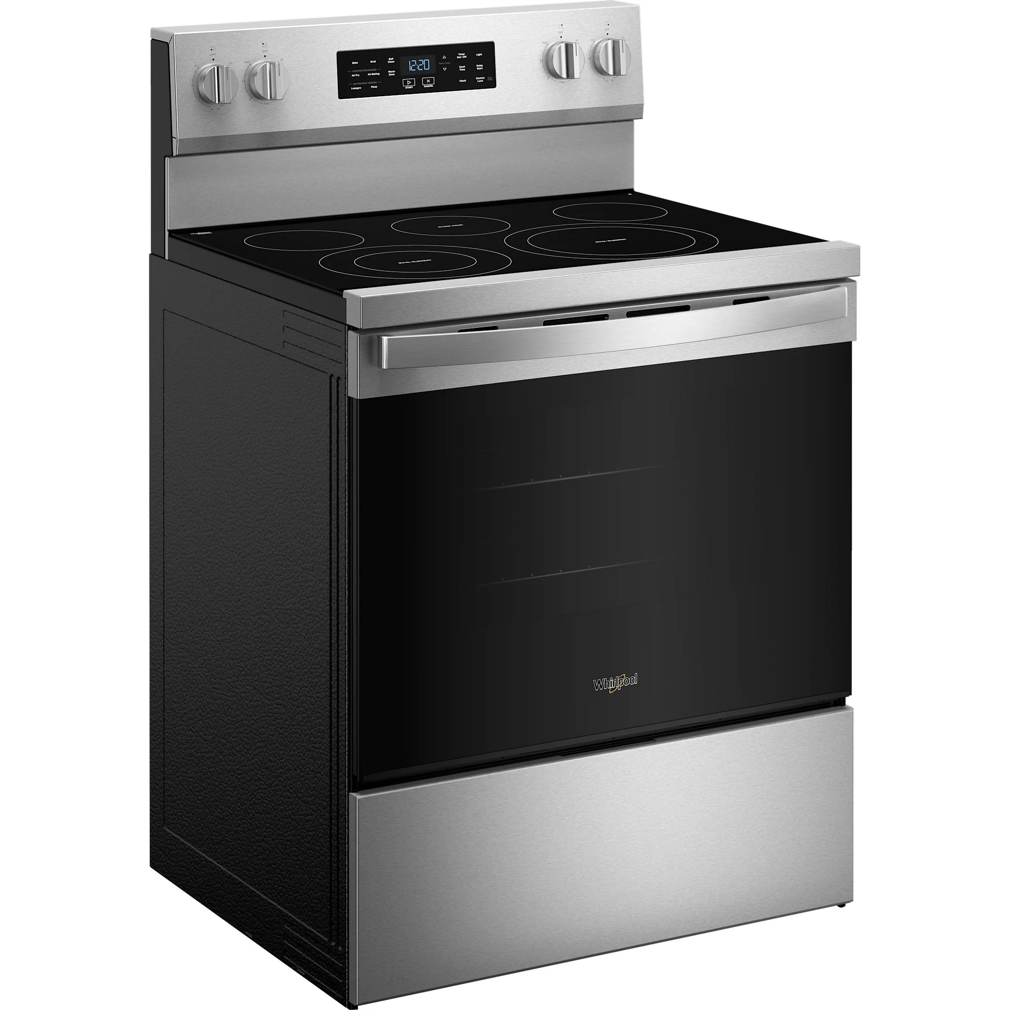 Whirlpool 30-inch Electric Range with Air Cooking Technology -Fingerprint Resistant Stainless Steel (YWFES5730SZ) - Image 3