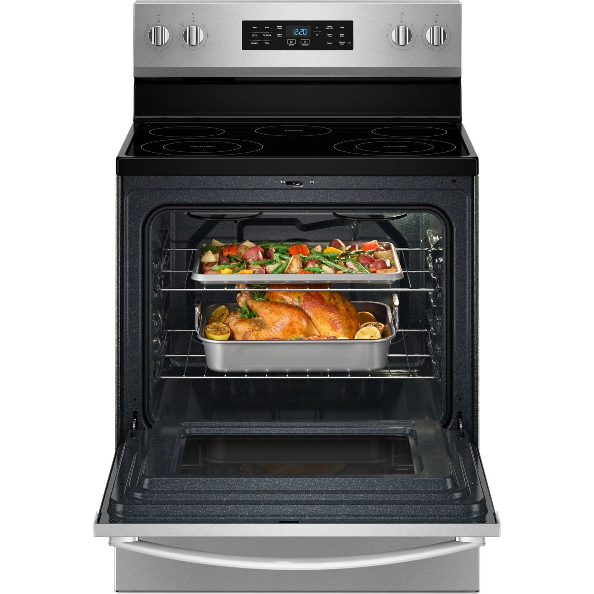 Whirlpool 30-inch Electric Range with Air Cooking Technology -Fingerprint Resistant Stainless Steel (YWFES4530SZ) - Image 24