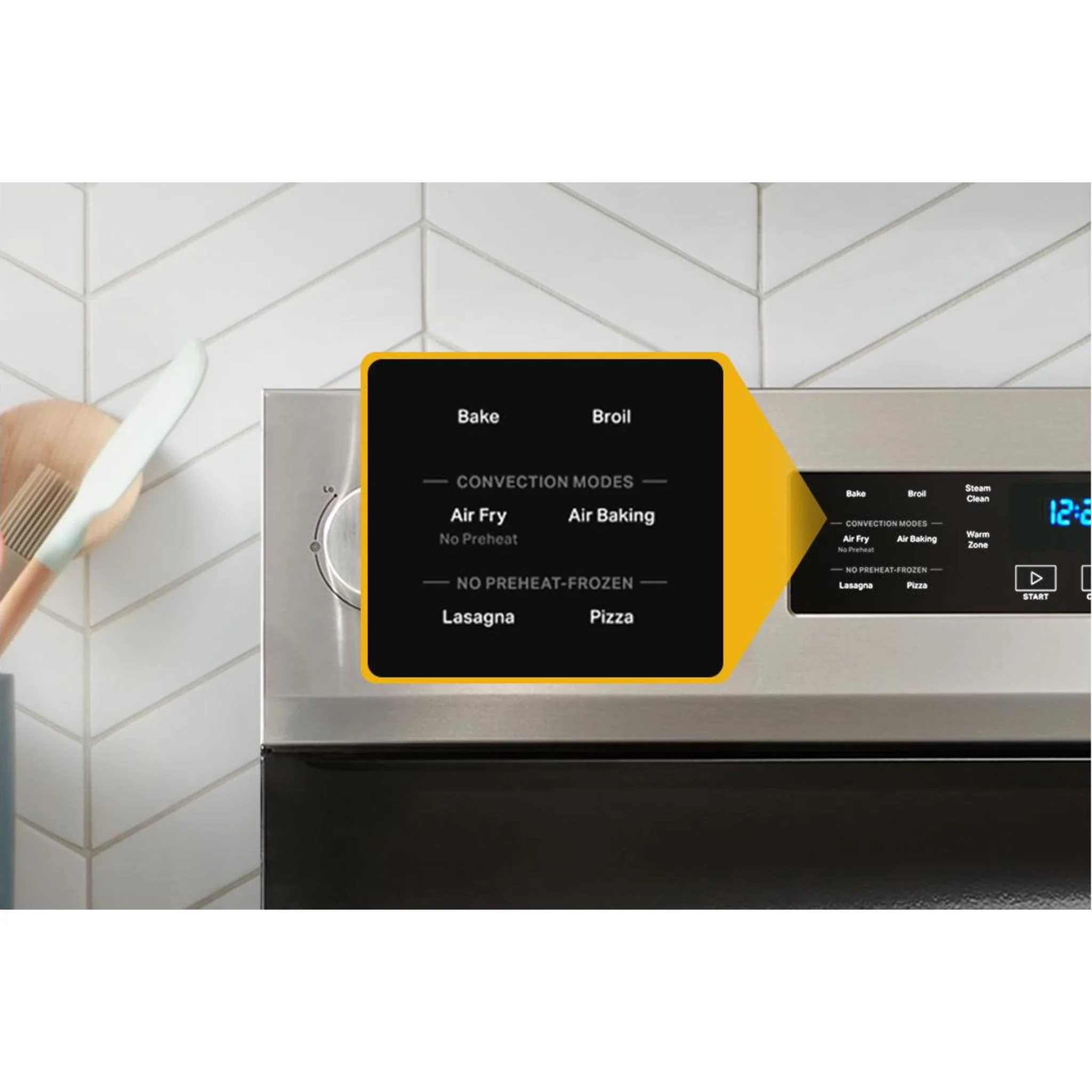 Whirlpool 30-inch Electric Range with Air Cooking Technology -Black (YWFES4530SB) - Image 8