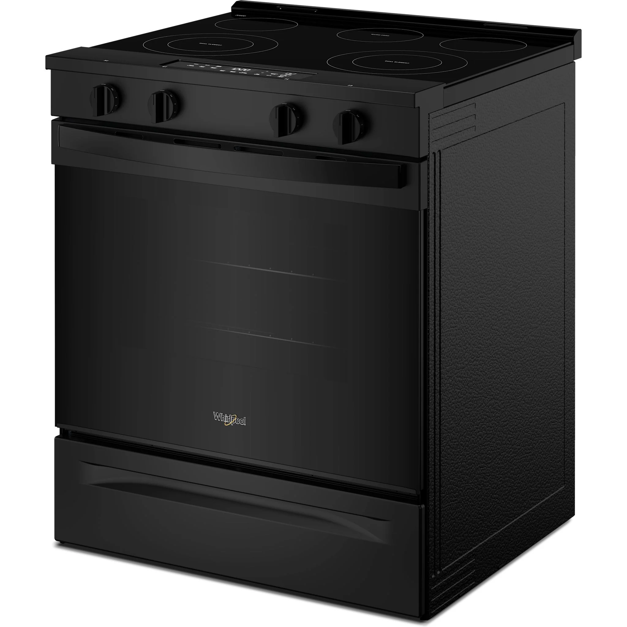 Whirlpool 30-inch Electric Smart Range with No Preheat Mode and Steam Clean - Black (YWSES3330TB) - Image 2