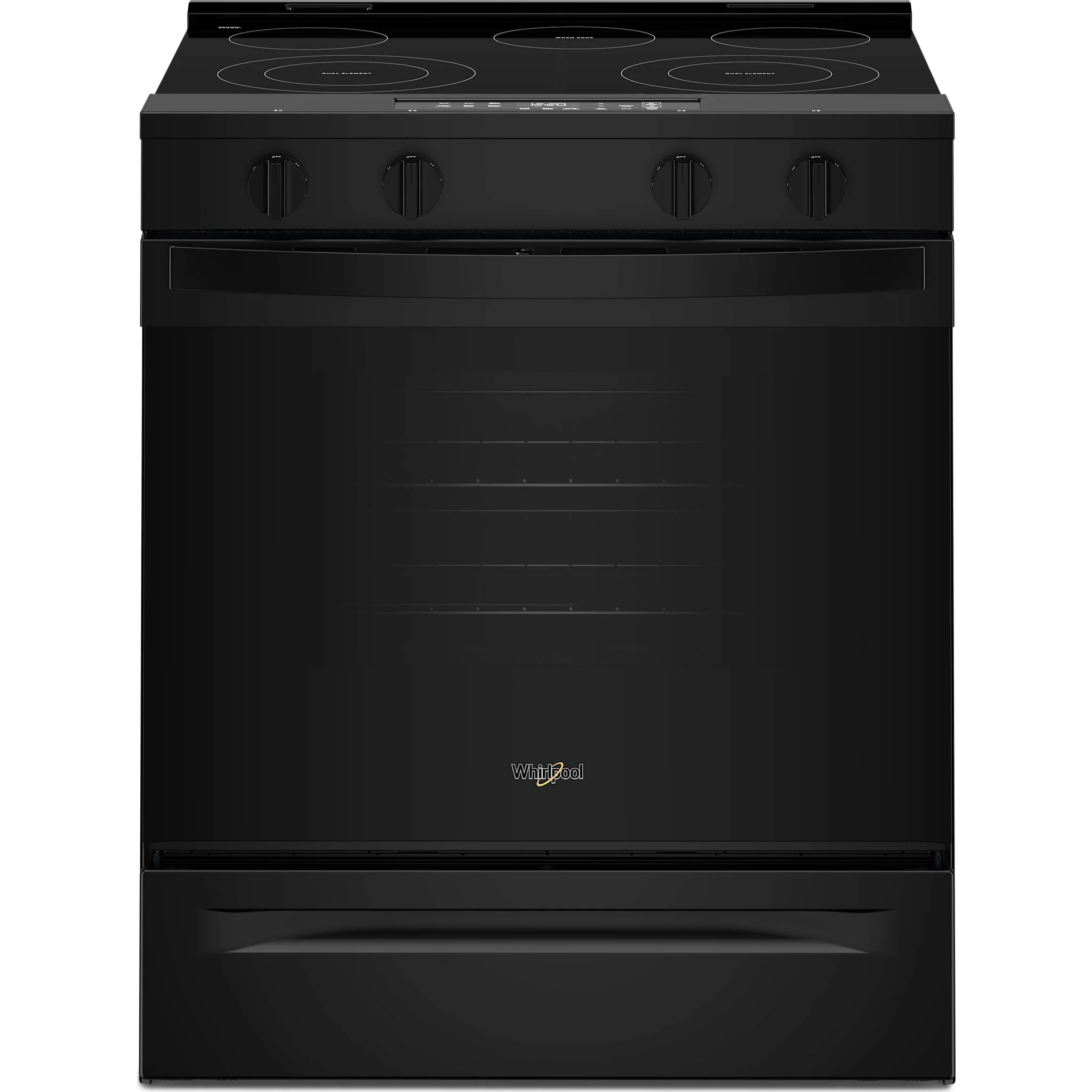 Whirlpool 30-inch Electric Smart Range with No Preheat Mode and Steam Clean - Black (YWSES3330TB) - Image 3