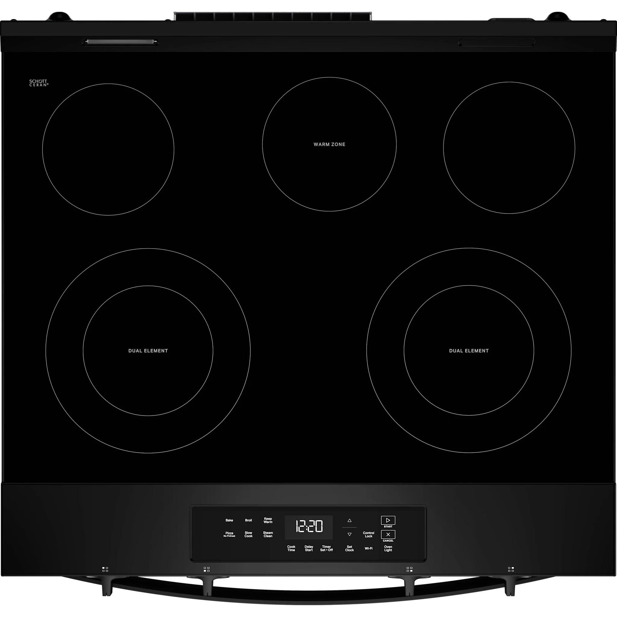 Whirlpool 30-inch Electric Smart Range with No Preheat Mode and Steam Clean - Black (YWSES3330TB) - Image 6