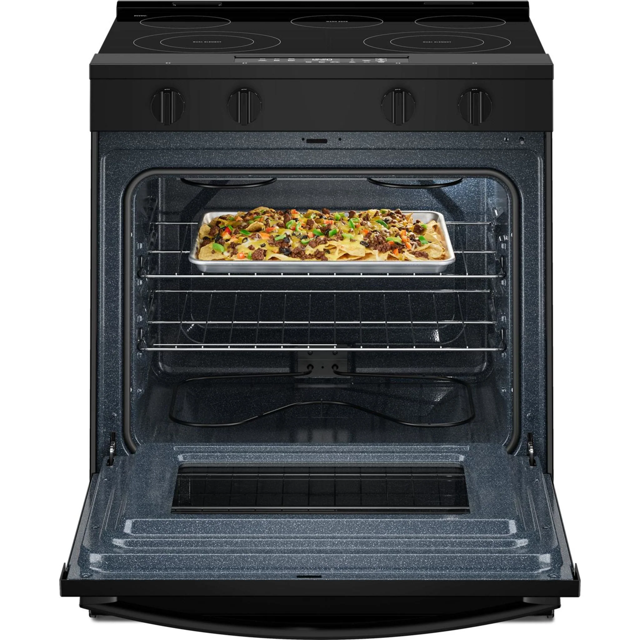 Whirlpool 30-inch Electric Smart Range with No Preheat Mode and Steam Clean - Black (YWSES3330TB) - Image 9