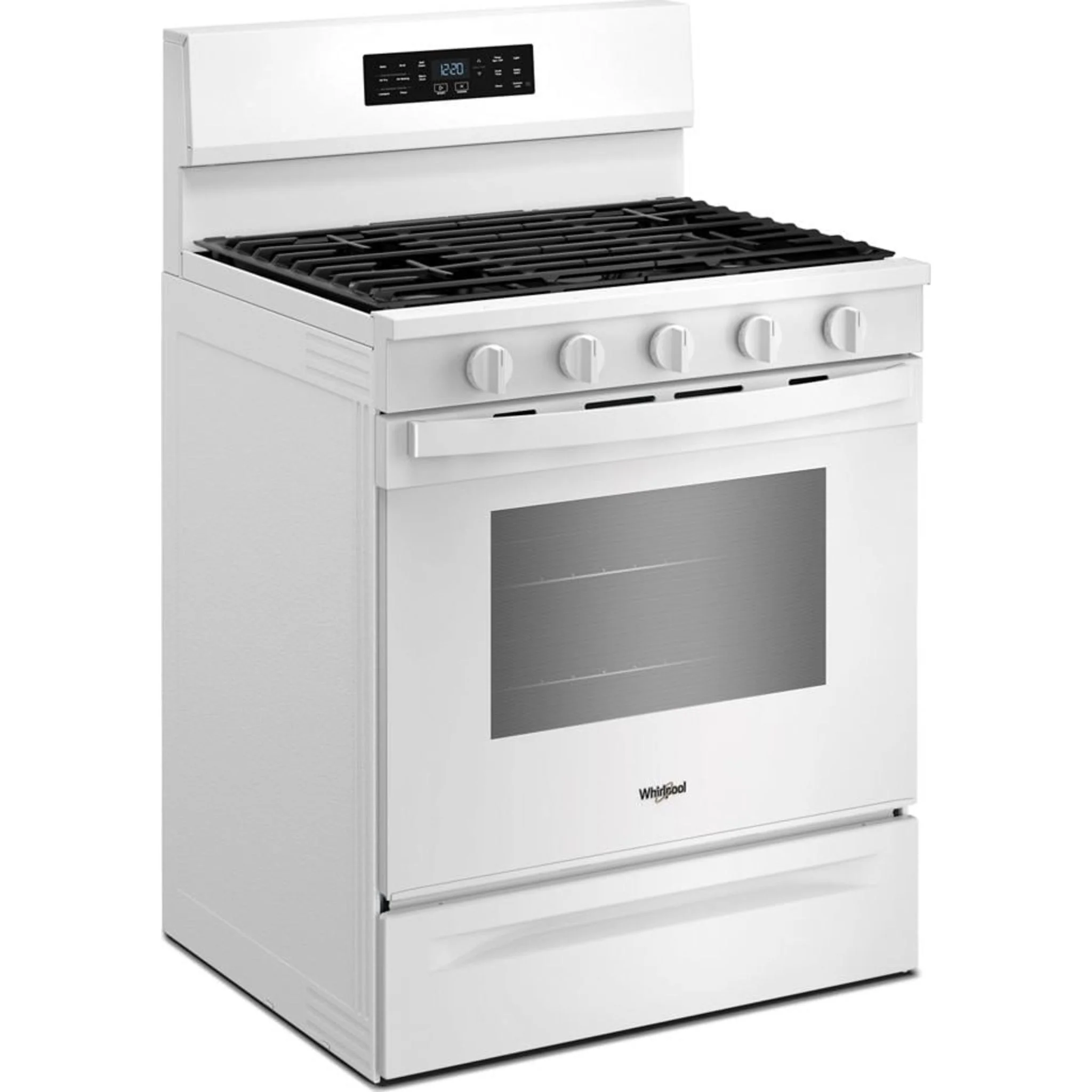 Whirlpool 30-inch Gas Range with Air Cooking Technology - White (WFGS5730SW) - Image 10