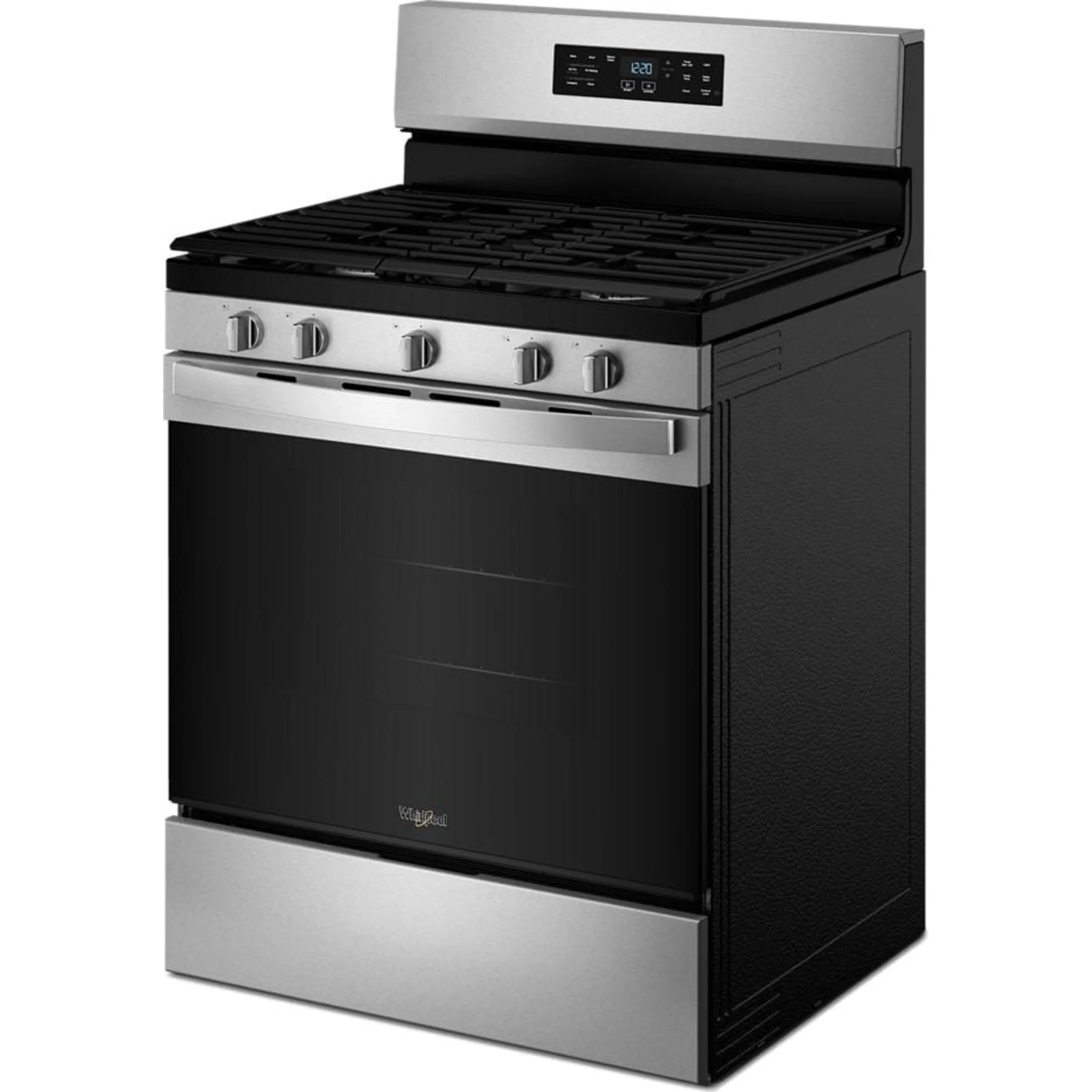 Whirlpool 30-inch Gas Range with Air Cooking Technology and Steam Clean - Fingerprint Resistant Stainless Steel (WFGS4530SZ) - Image 24