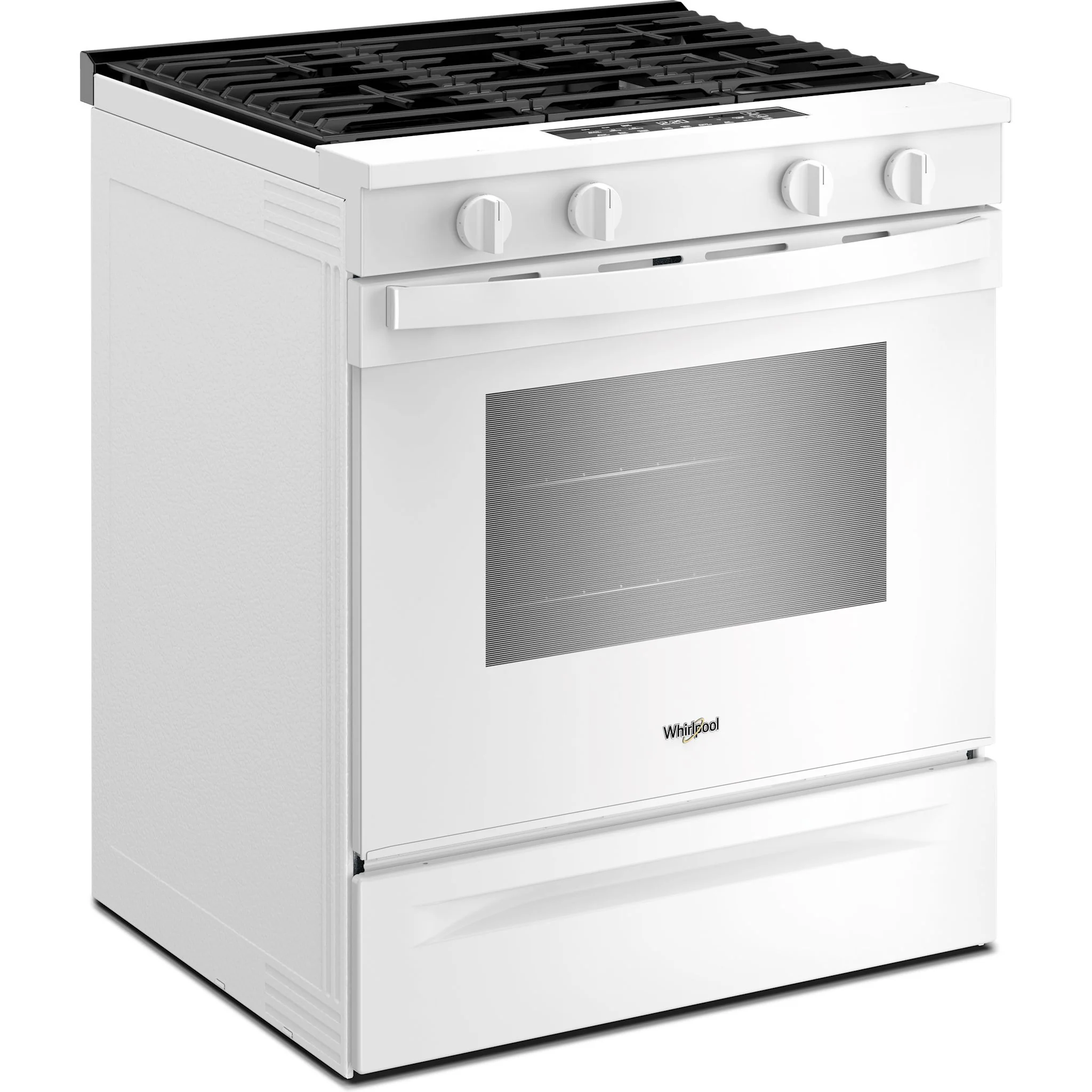 Whirlpool 30-inch Gas Smart Range with Air Cooking Technology and Steam Clean - White (WSGS4530TW) - Image 3