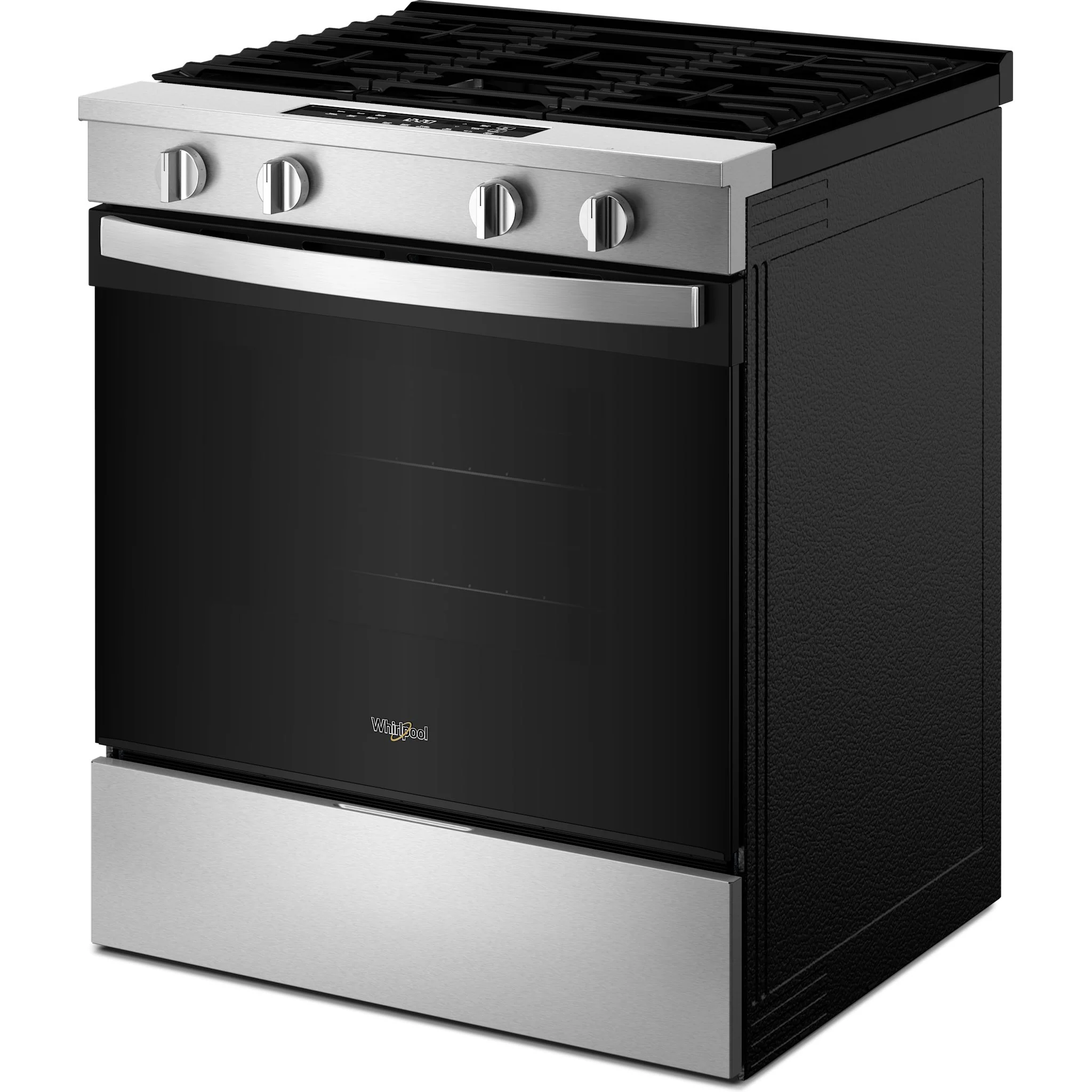 Whirlpool 30-inch Gas Smart Range with No Preheat Mode and Steam Clean - Stainless Steel (WSGS3330TS) - Image 3
