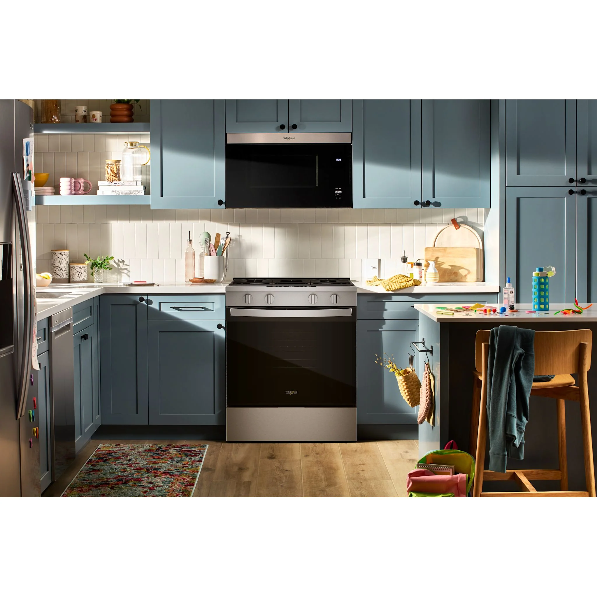 Whirlpool 30-inch Gas Smart Range with No Preheat Mode and Steam Clean - Stainless Steel (WSGS3330TS) - Image 8