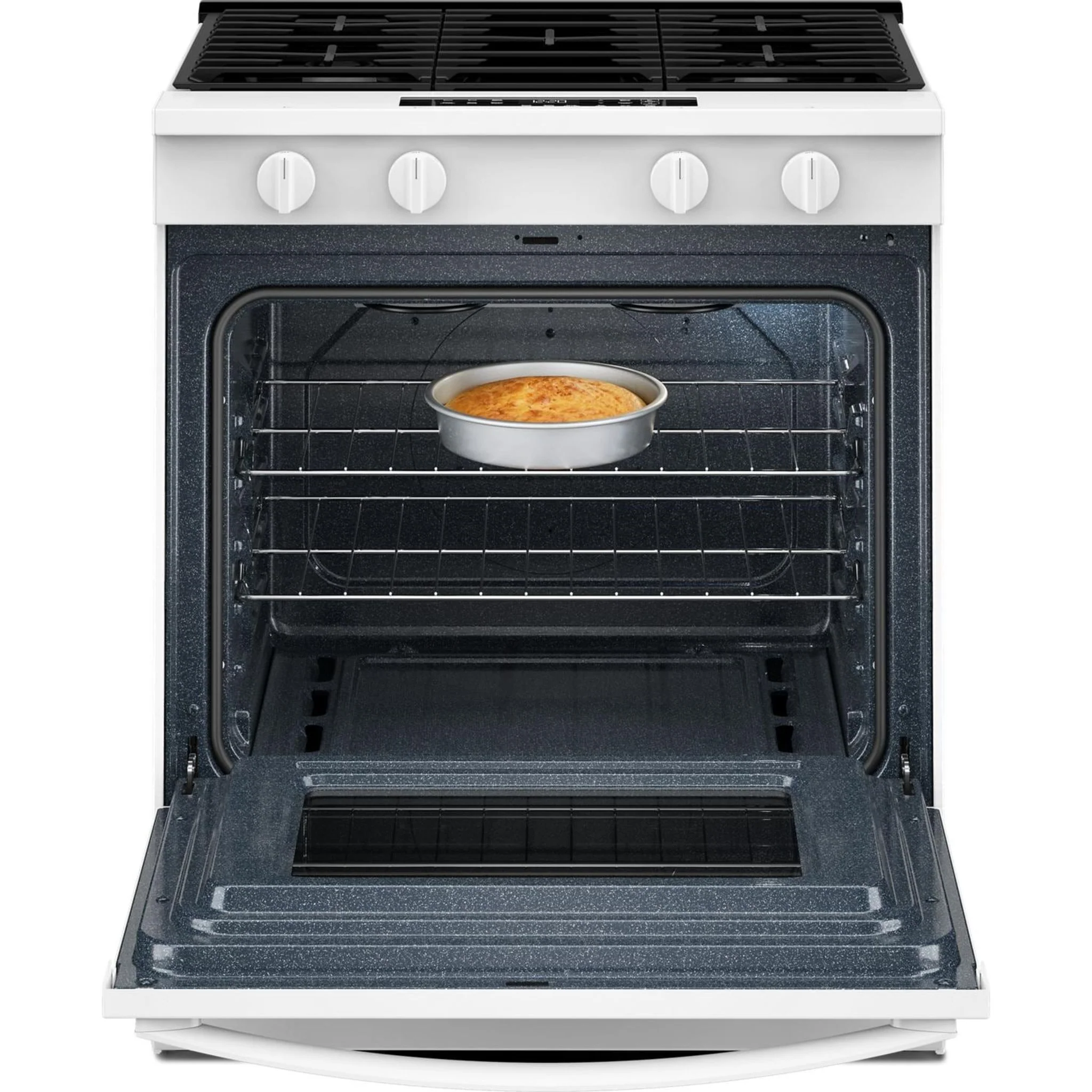 Whirlpool 30-inch Gas Smart Range with No Preheat Mode and Steam Clean - White (WSGS3330TW) - Image 9