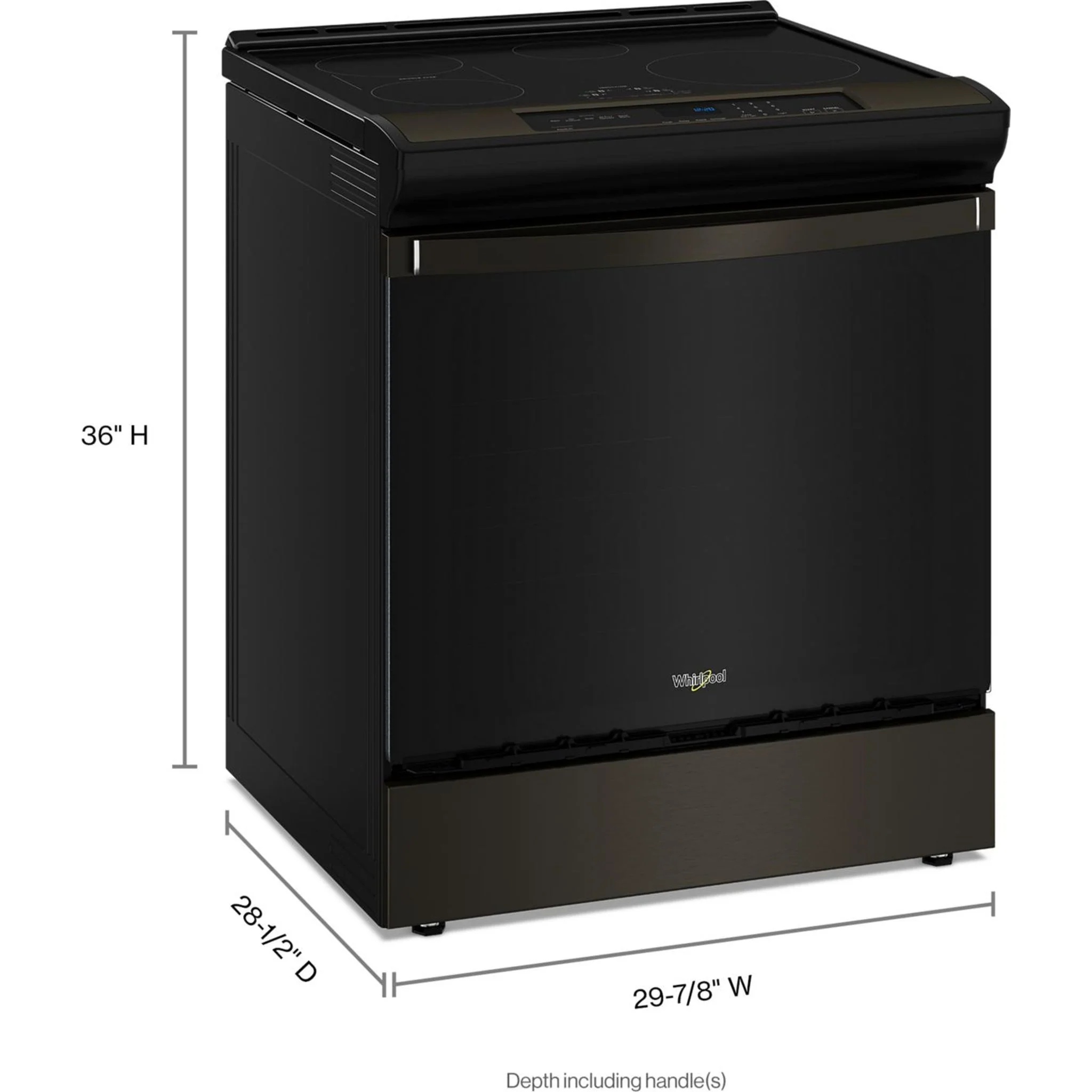 Whirlpool 30-inch Induction Range with No Preheat Air Fry -Fingerprint Resistant Stainless Steel (WSIS5030RZ) - Image 6