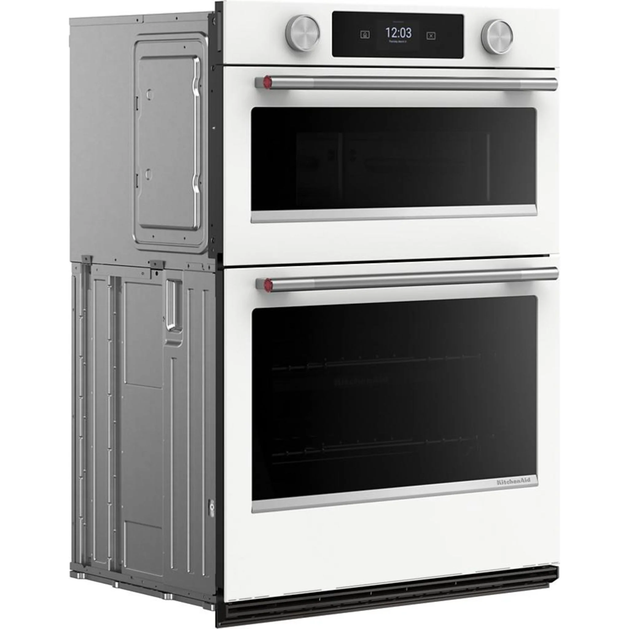 KitchenAid 30-inch Smart Electric Combo Wall Oven with Assisted Cooking Modes - White - White (KOEC730SWH) - Image 5