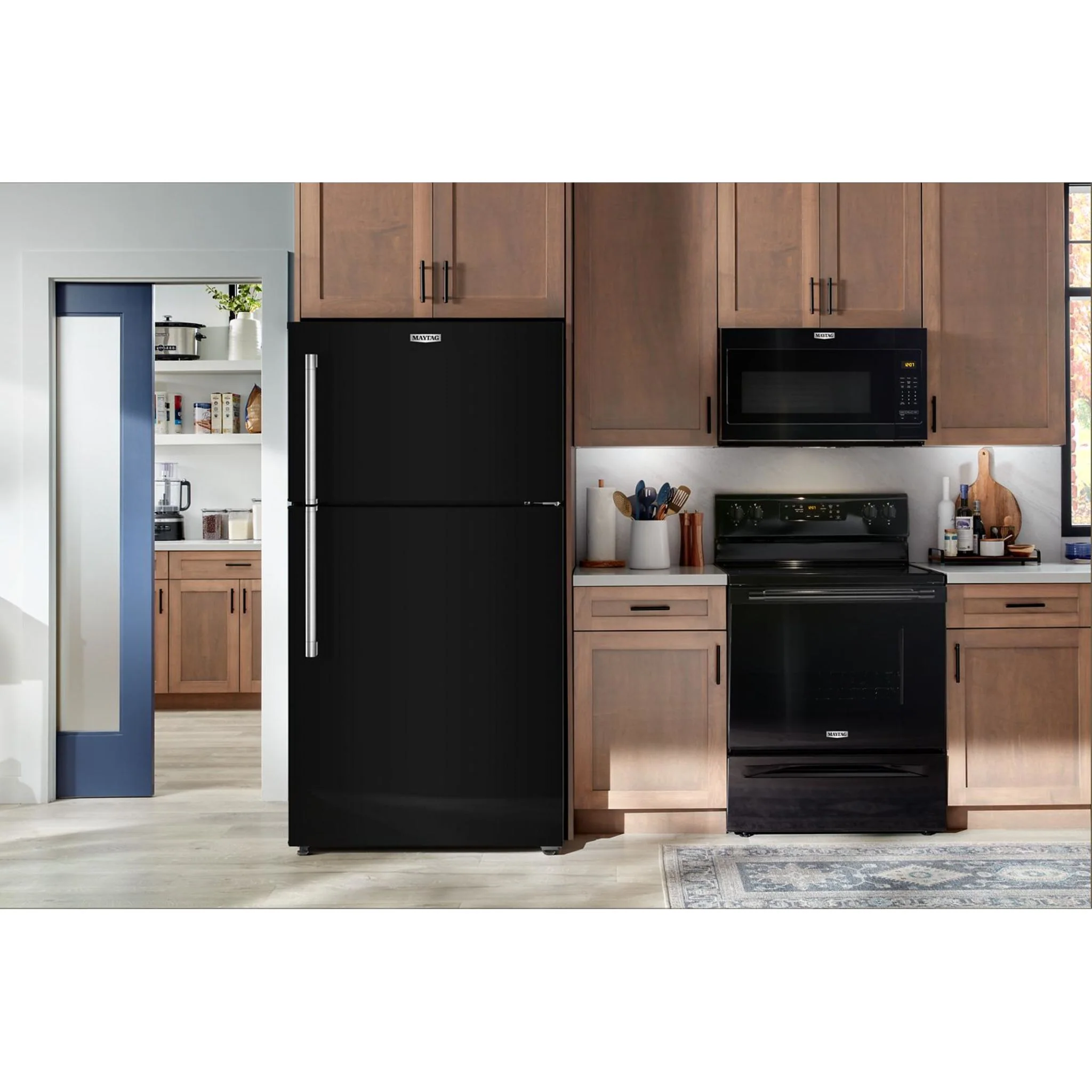 Maytag 30-Inch Wide Top-Freezer Refrigerator with Garage Mode - 19 Cu. Ft. - Black (MRTX5119SB) - Image 11