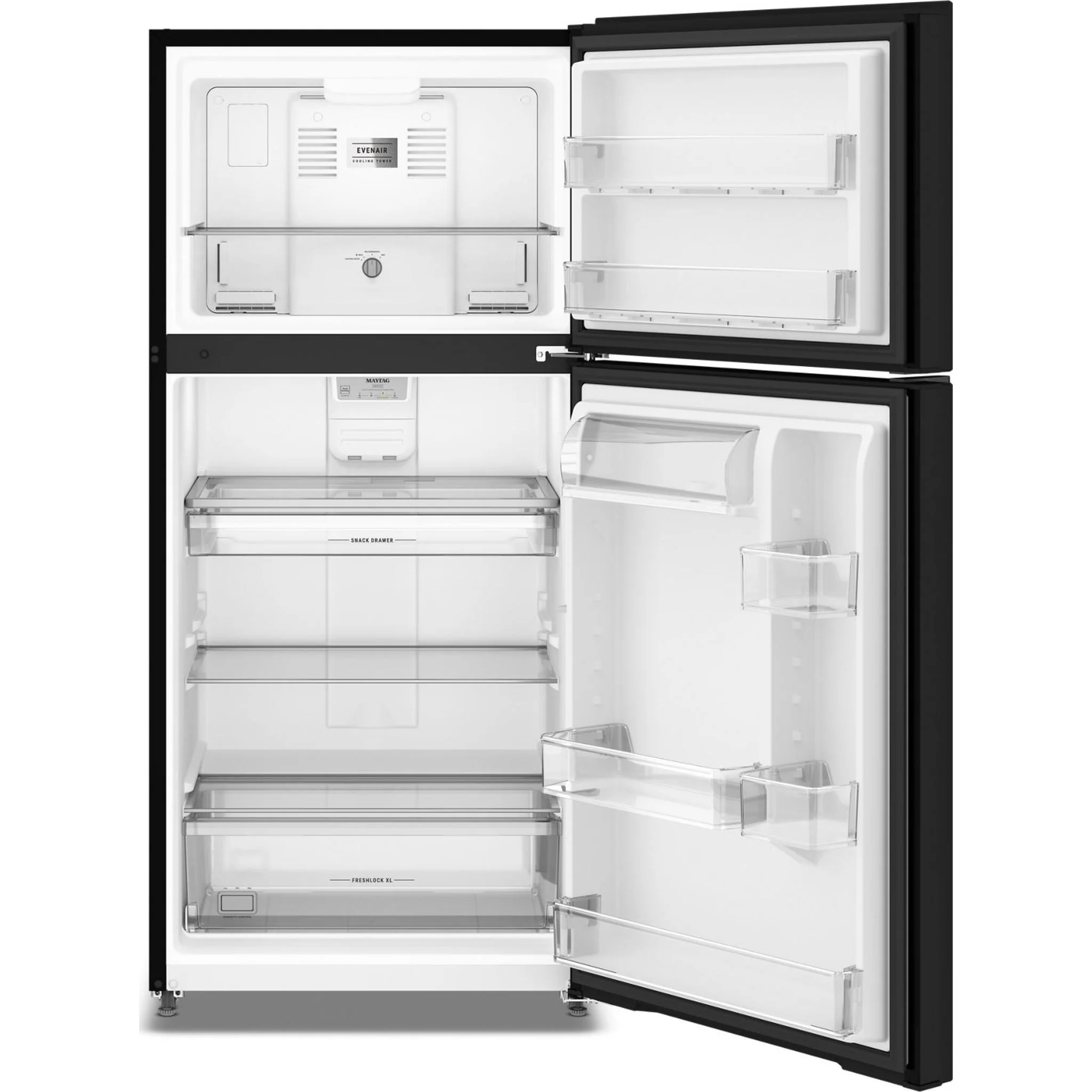 Maytag 30-Inch Wide Top-Freezer Refrigerator with Garage Mode - 19 Cu. Ft. - Black (MRTX5119SB) - Image 8