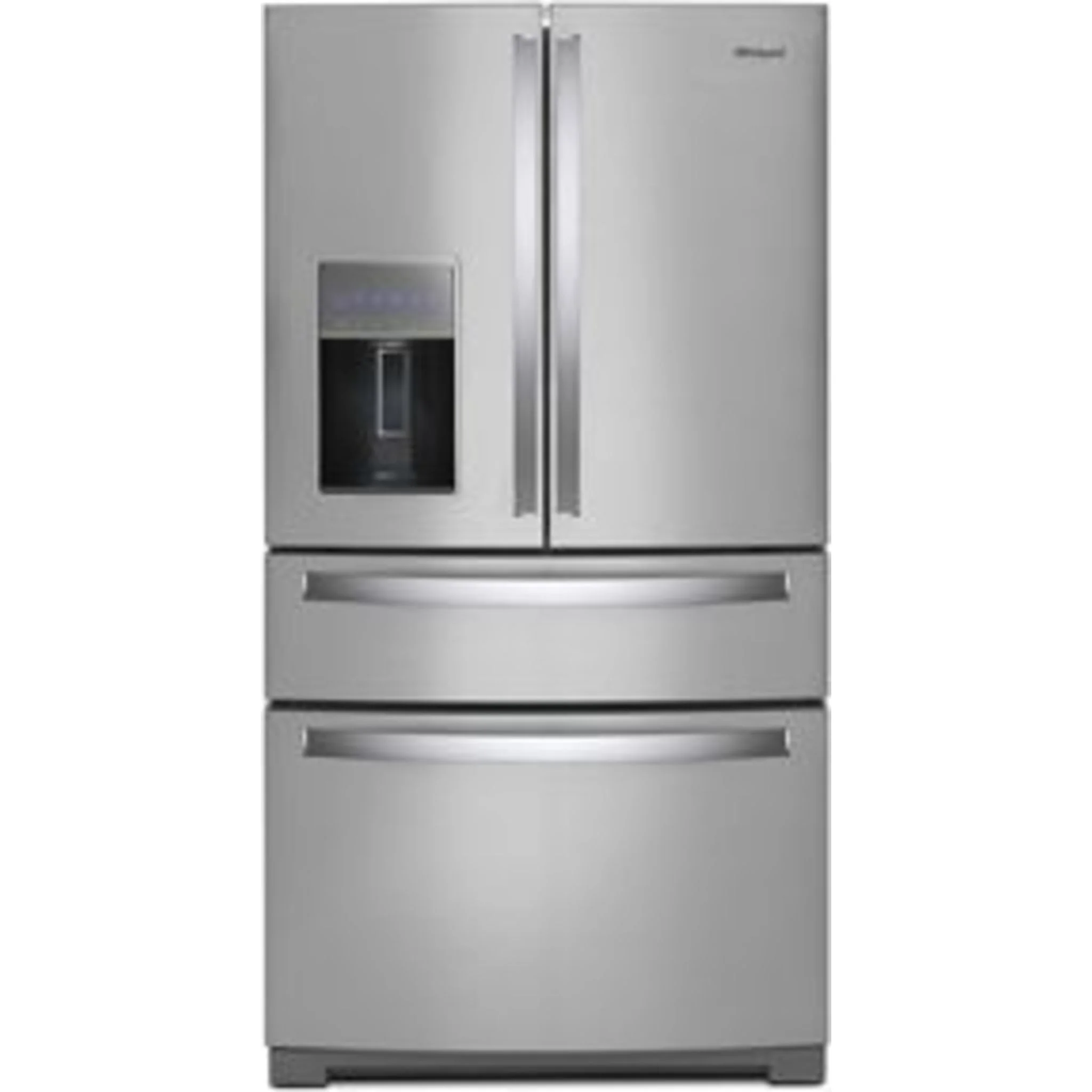 Whirlpool 36-inch Wide 4 Door Refrigerator with Prep and Store Bins - 26 Cu. Ft. -Fingerprint Resistant Stainless Steel (WRMF7736PZ) - Image 5