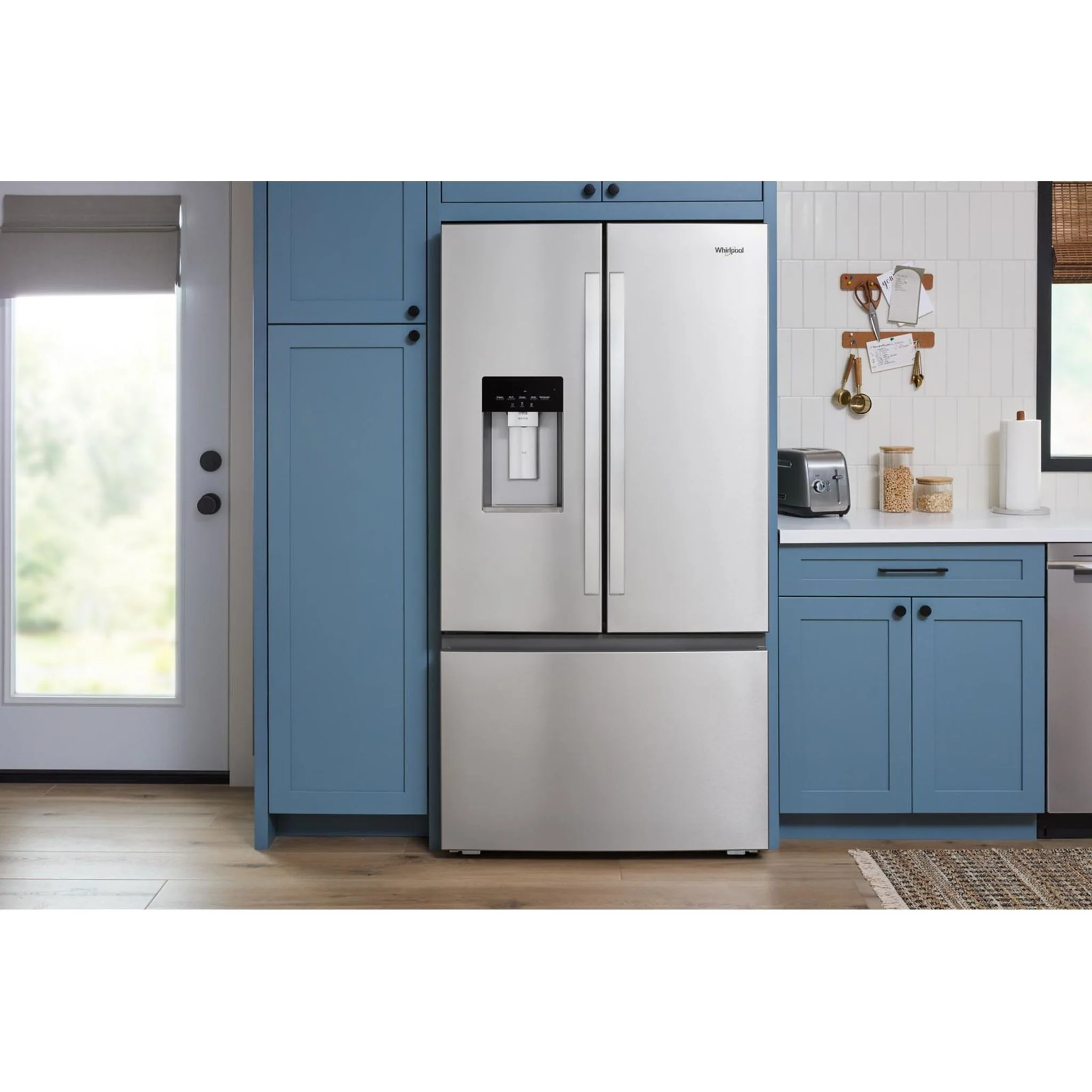 Whirlpool 36-inch Wide True Counter Depth 3-Door French Door Refrigerator - 23.4 cu. ft. - Fingerprint-Resistant Stainless Finish (WRFC5036RZ) - Image 13