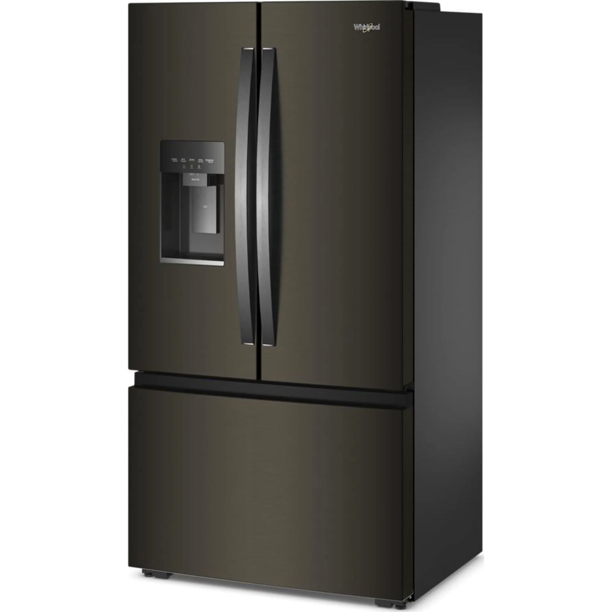 Whirlpool 36-inch Wide True Counter Depth 3-Door French Door Refrigerator - 23.4 cu. ft. - Black Stainless Finish (WRFC5036RV) - Image 5