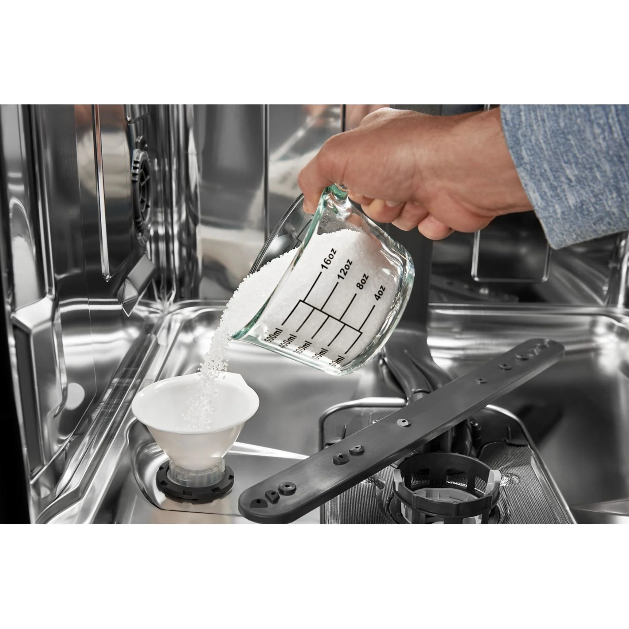 Whirlpool 44 dBA Dishwasher Flush with Cabinets with 3rd Rack -Black (WDT550SAPB) - Image 11