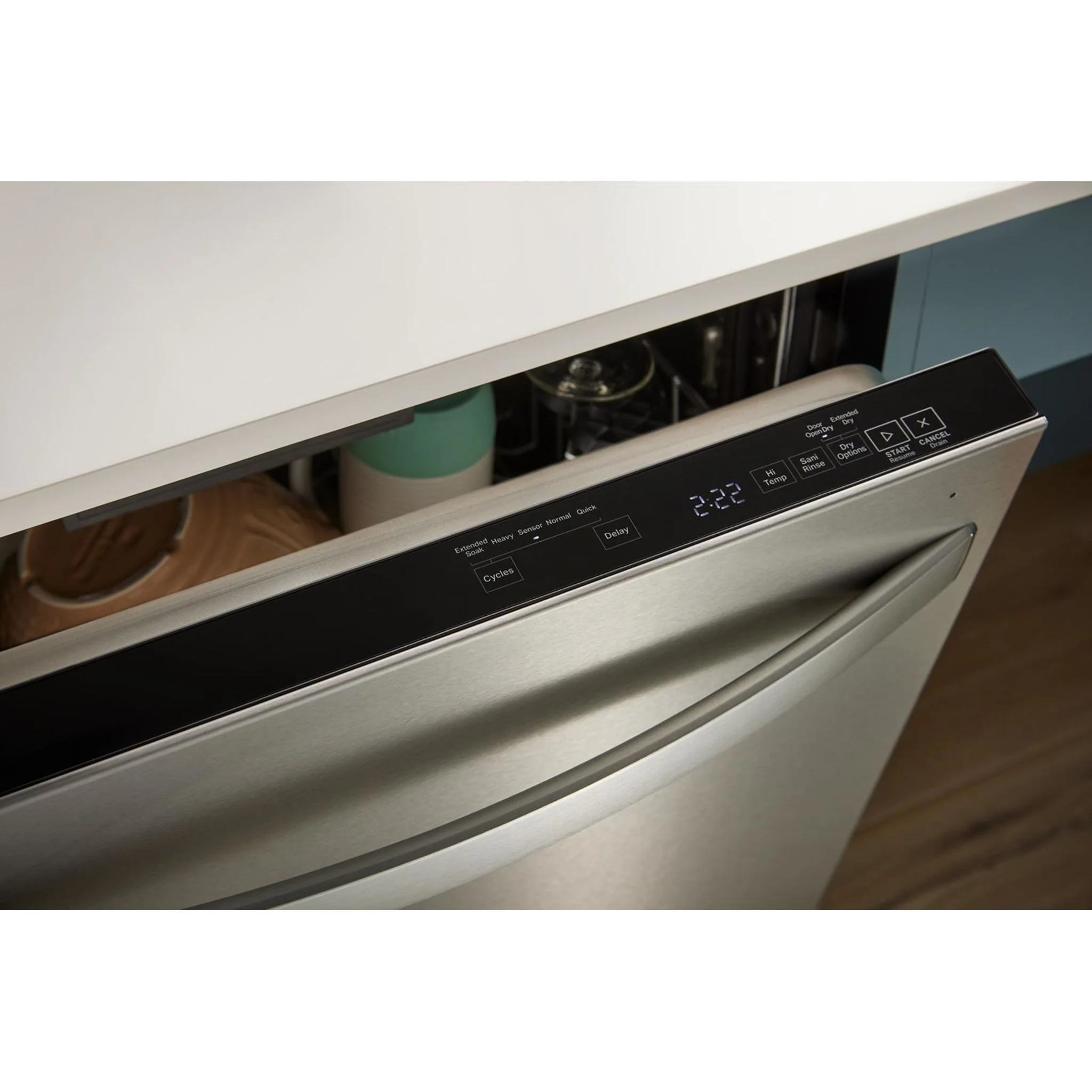 Whirlpool 44 dBA Dishwasher Flush with Cabinets with 3rd Rack -Black (WDT550SAPB) - Image 13