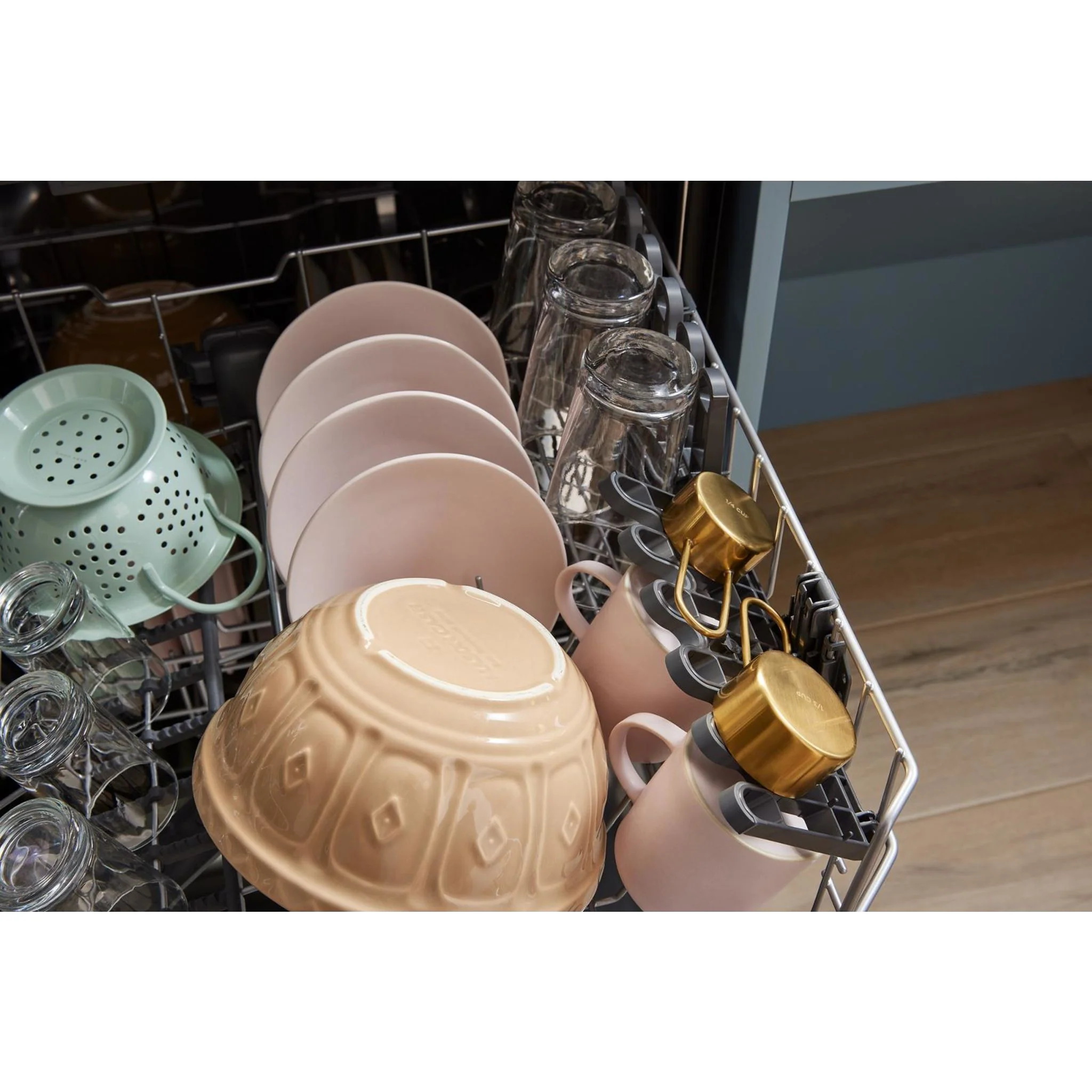 Whirlpool 44 dBA Dishwasher Flush with Cabinets with 3rd Rack -Black (WDT550SAPB) - Image 14
