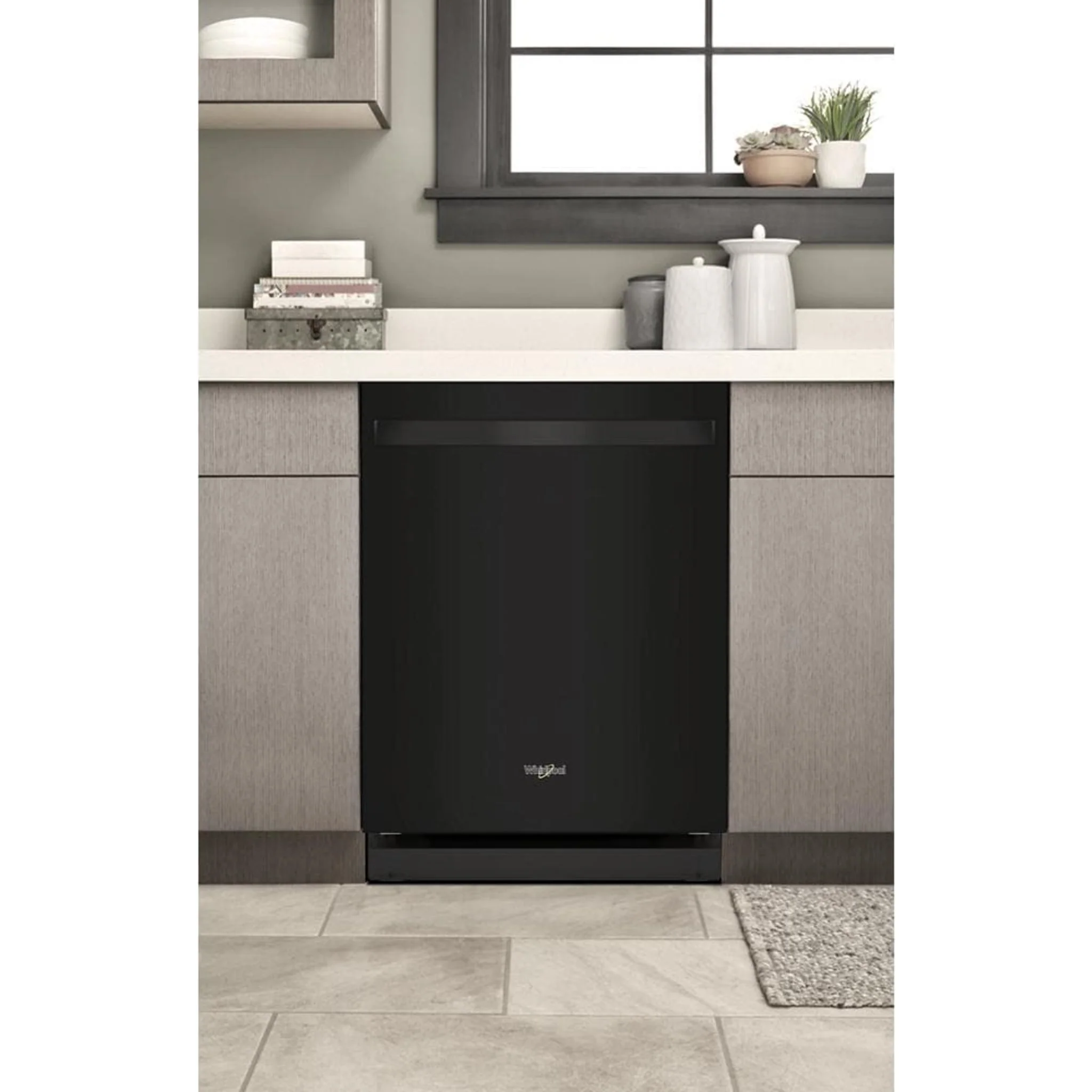 Whirlpool 44 dBA Dishwasher Flush with Cabinets with 3rd Rack -Black (WDT550SAPB) - Image 28