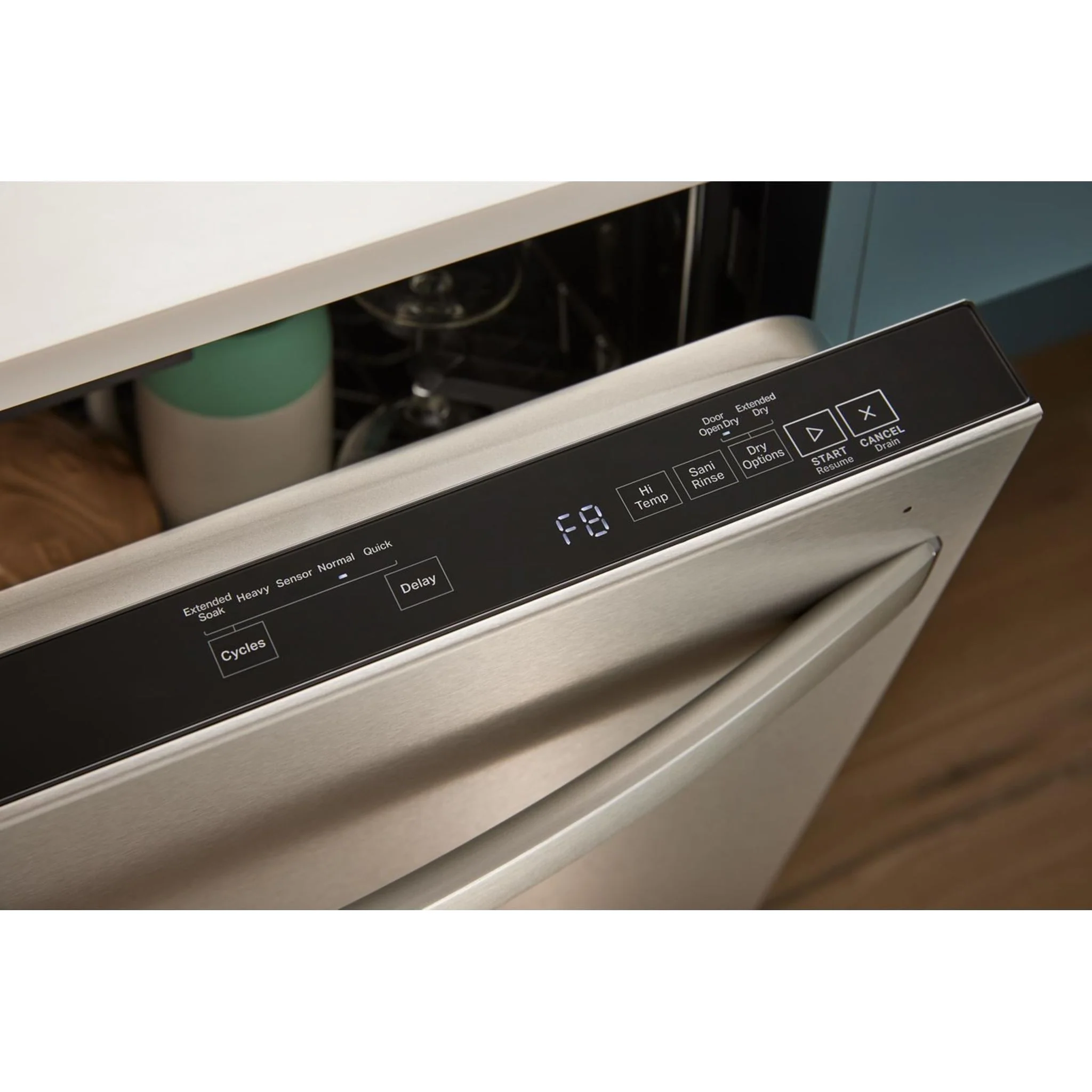 Whirlpool 44 dBA Dishwasher Flush with Cabinets with 3rd Rack -Black (WDT550SAPB) - Image 31
