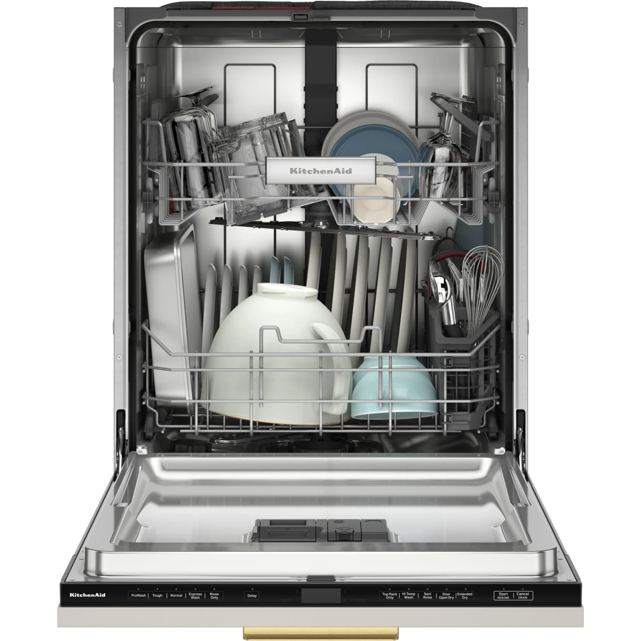 KitchenAid 44 dBA Panel-Ready Two-Rack Flush Dishwasher with Door-Open Dry System -Panel Ready (KDTF324PPA) - Image 3