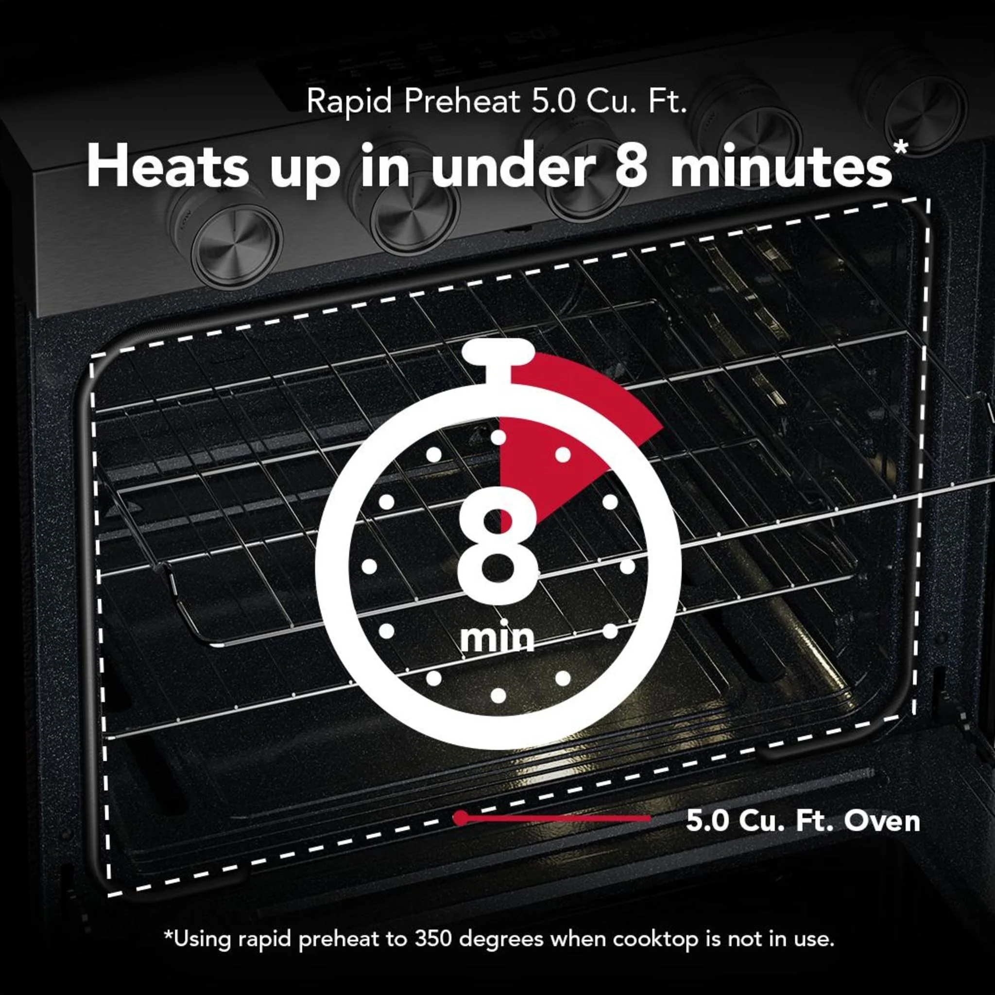 KitchenAid 5.0 Cu. Ft. Smart Slide-in Gas Range with Convection Cooking Modes -Fingerprint Resistant Stainless Steel (KSGS330SPS) - Image 19