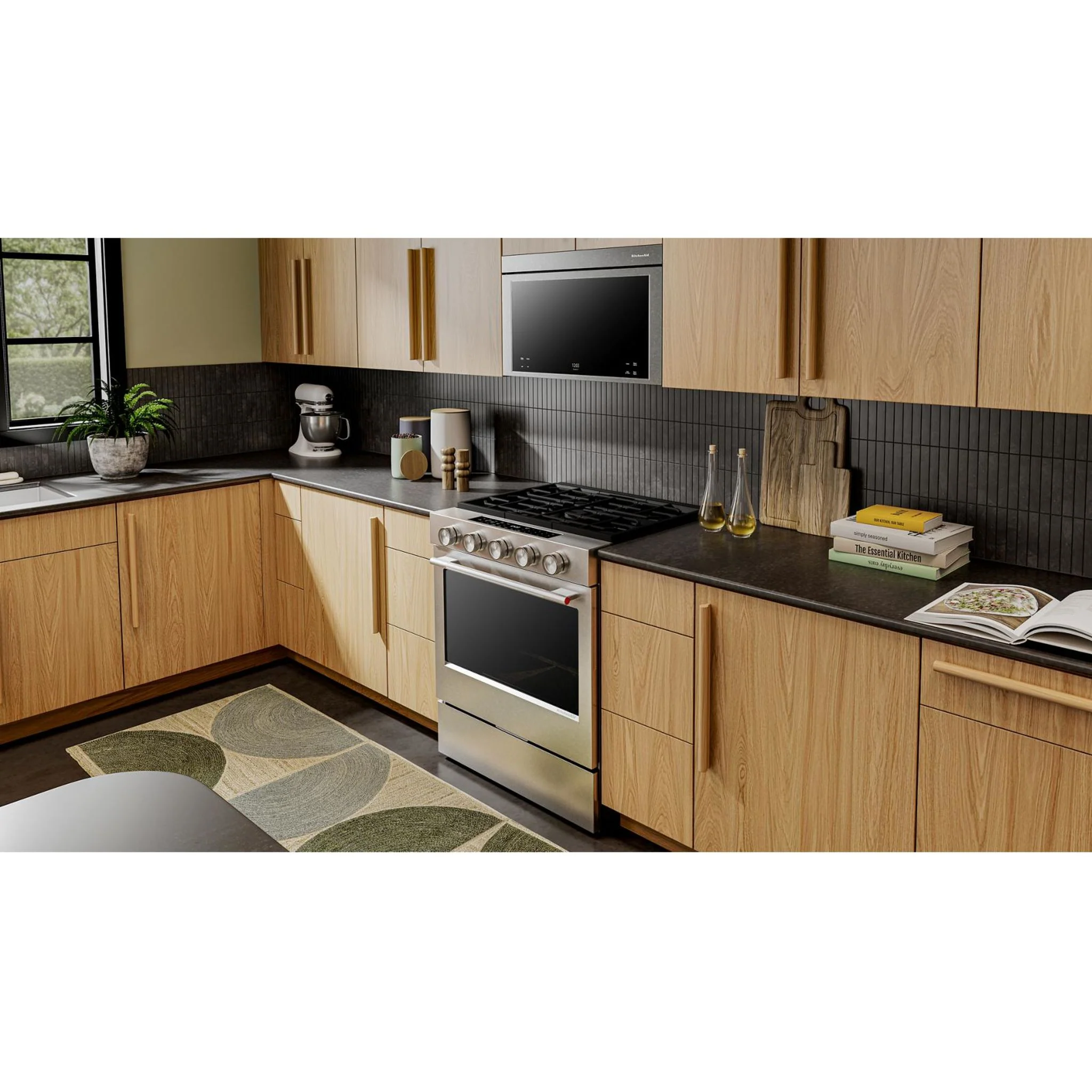 KitchenAid 5.0 Cu. Ft. Smart Slide-in Gas Range with Convection Cooking Modes -Fingerprint Resistant Stainless Steel (KSGS330SPS) - Image 20