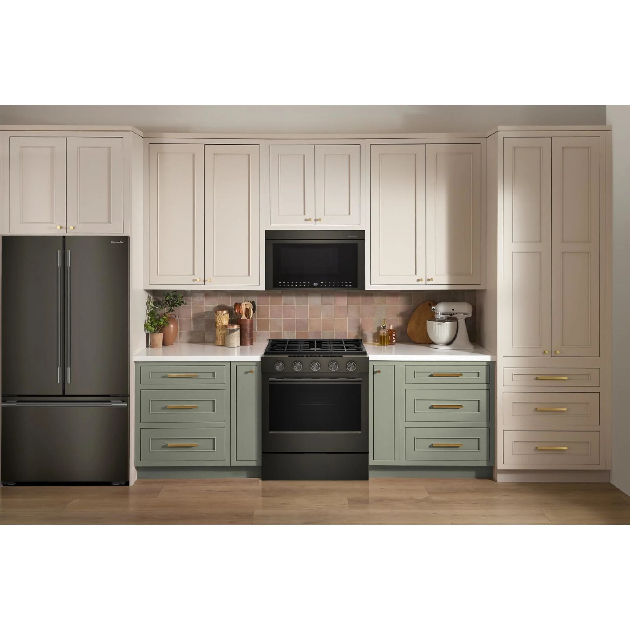 KitchenAid 5.0 Cu. Ft. Smart Slide-in Gas Range with Convection Cooking Modes and 2-in-1 Burner -Black Ore (KSGS530SBE) - Image 17