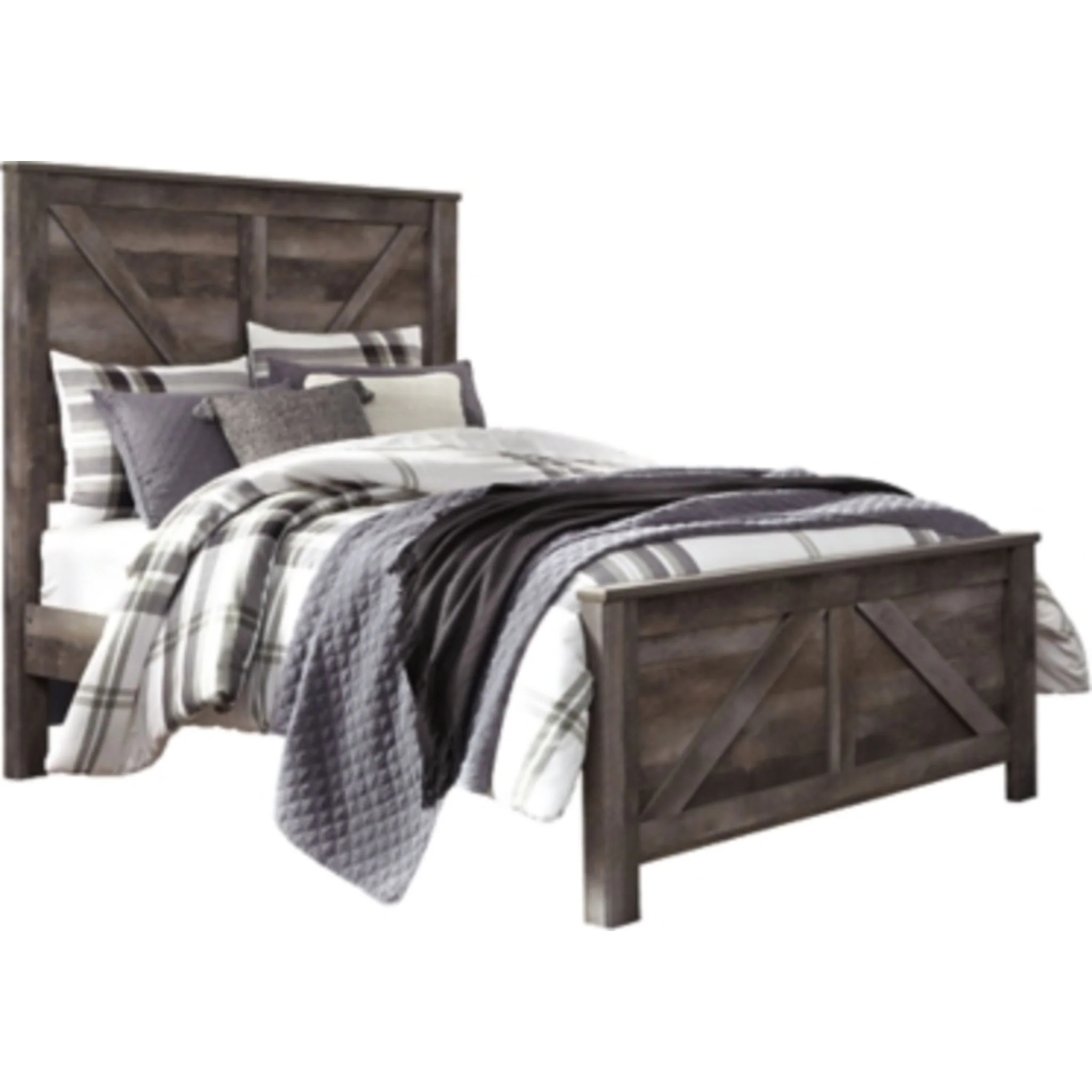 Wynnlow 5 Piece Crossbuck Panel Bedroom - Image 3