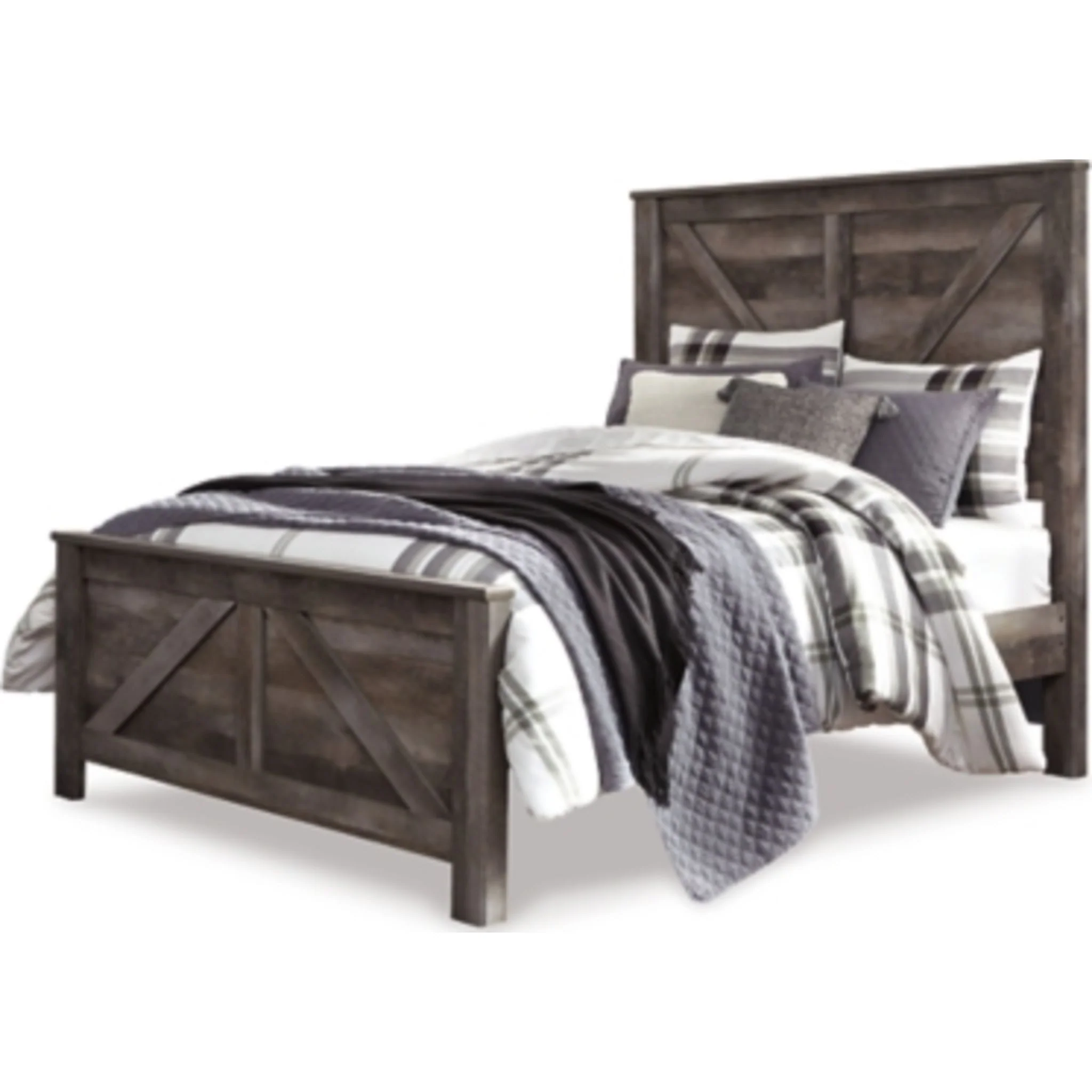 Wynnlow 5 Piece Crossbuck Panel Bedroom - Image 4