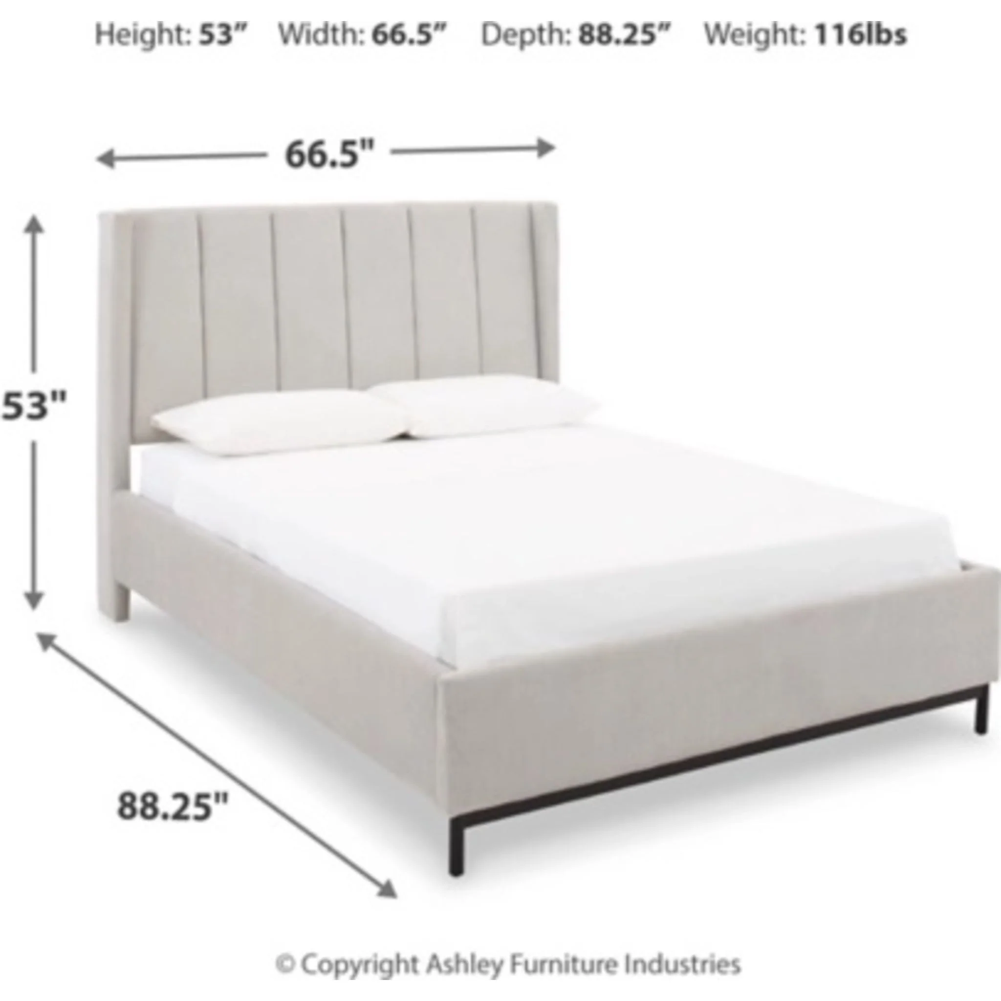 Freslowe-Exclusive 5 Piece Queen Upholstered Bedroom - Image 6