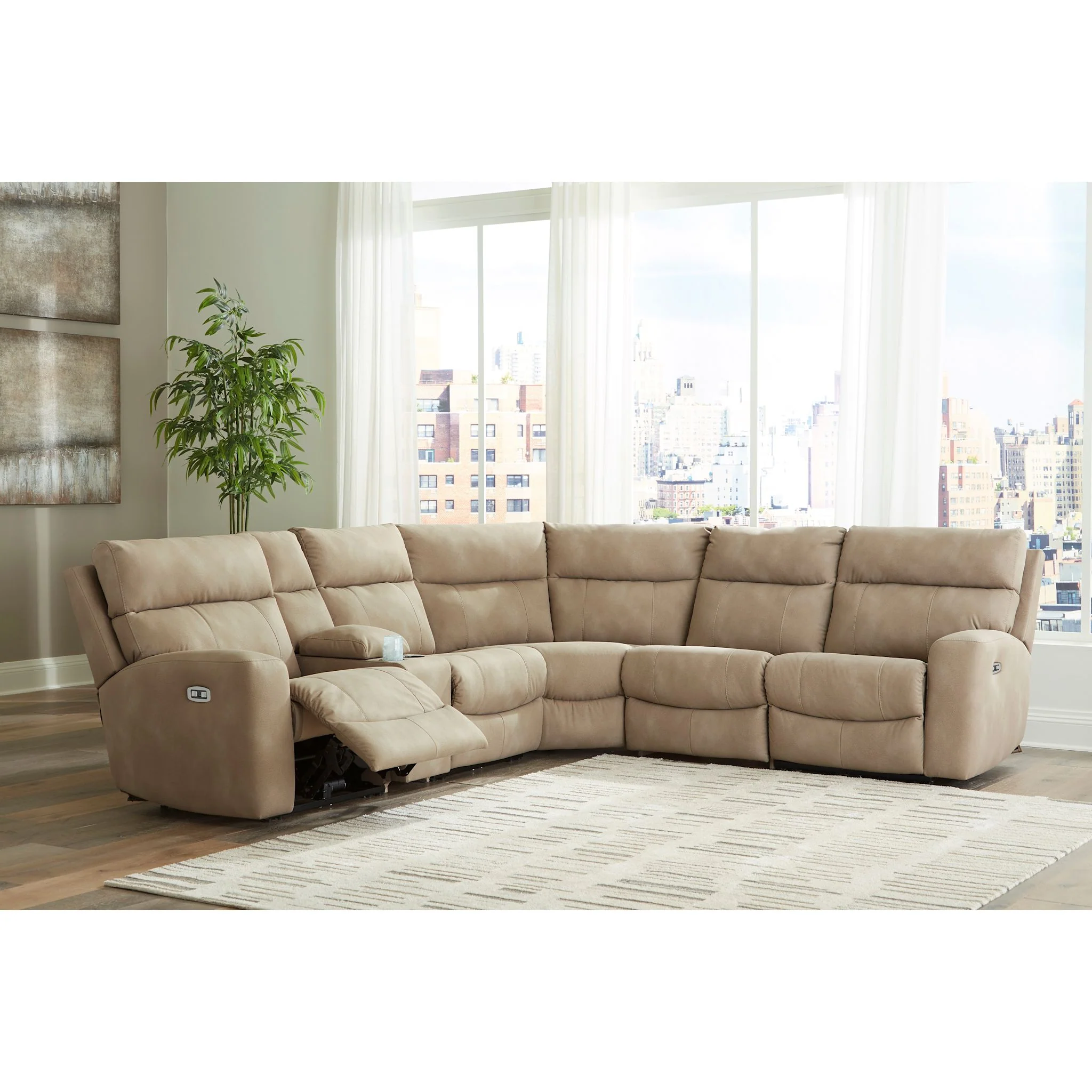 Next-Gen Durapella 6 Piece Power Reclining Sectional - Image 2