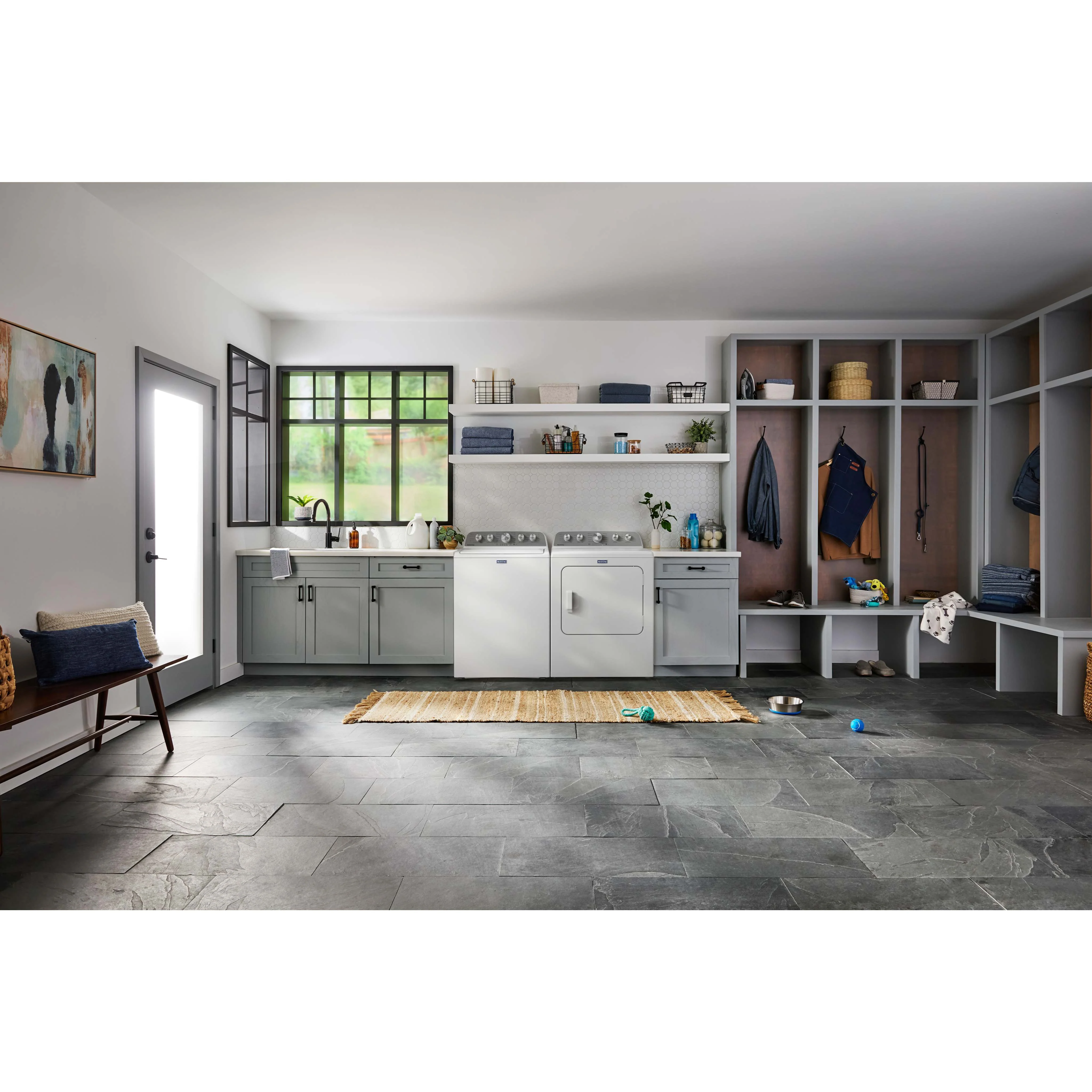Maytag 7.0 Cu Ft. Load Electric Dryer with Extra Power and Pet Pro Option - White (YMED5605RW) - Image 7