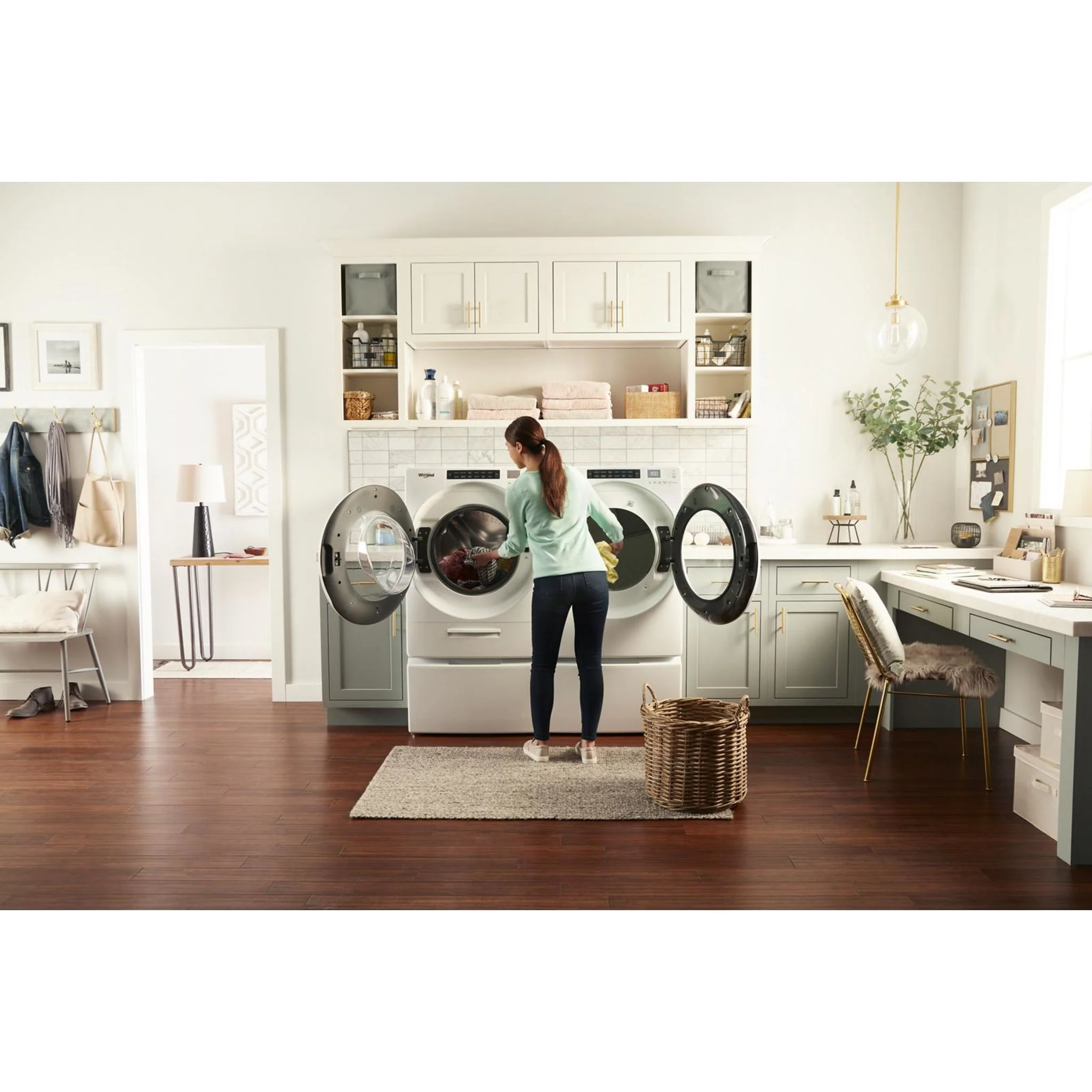 Whirlpool 7.4 cu. ft. Front Load Electric Dryer with Intuitive Touch Controls -White (YWED5620HW) - Image 12