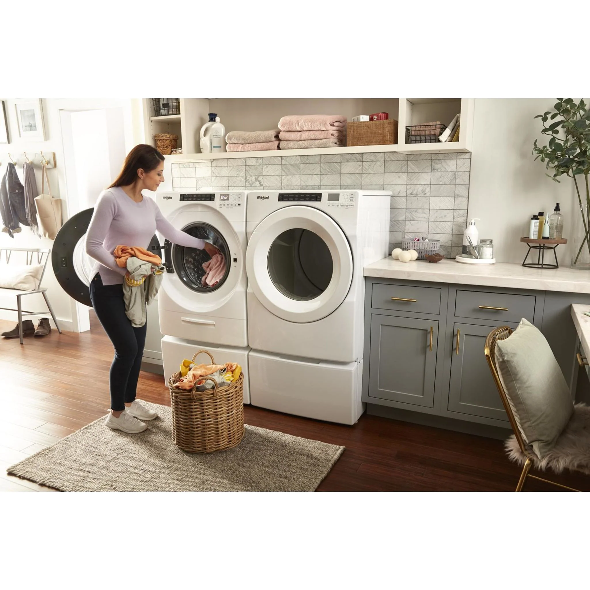 Whirlpool 7.4 cu. ft. Front Load Electric Dryer with Intuitive Touch Controls -White (YWED5620HW) - Image 28
